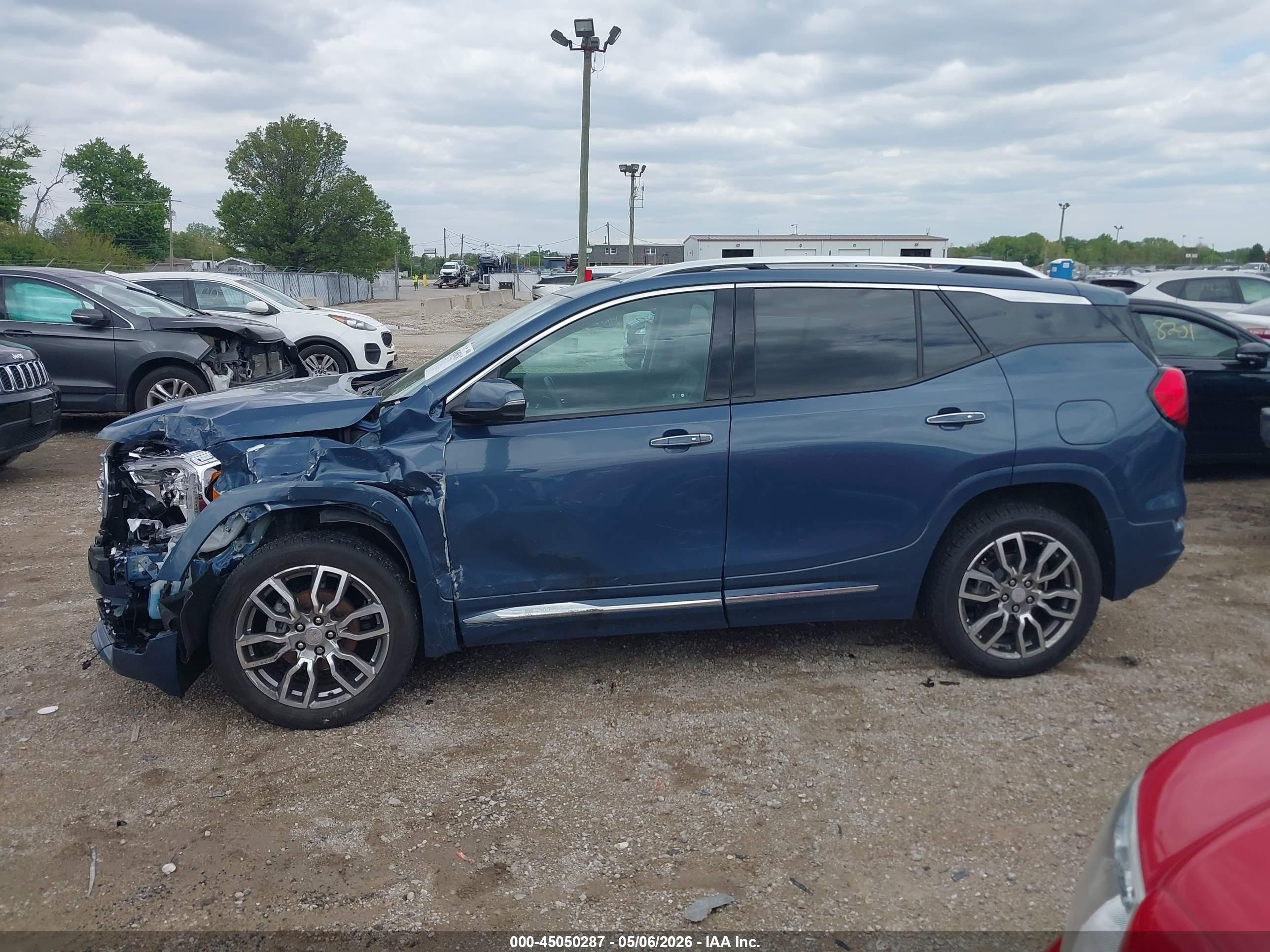 2024 Gmc Terrain Awd Denali Синий vin: 3GKALXEG9RL218579