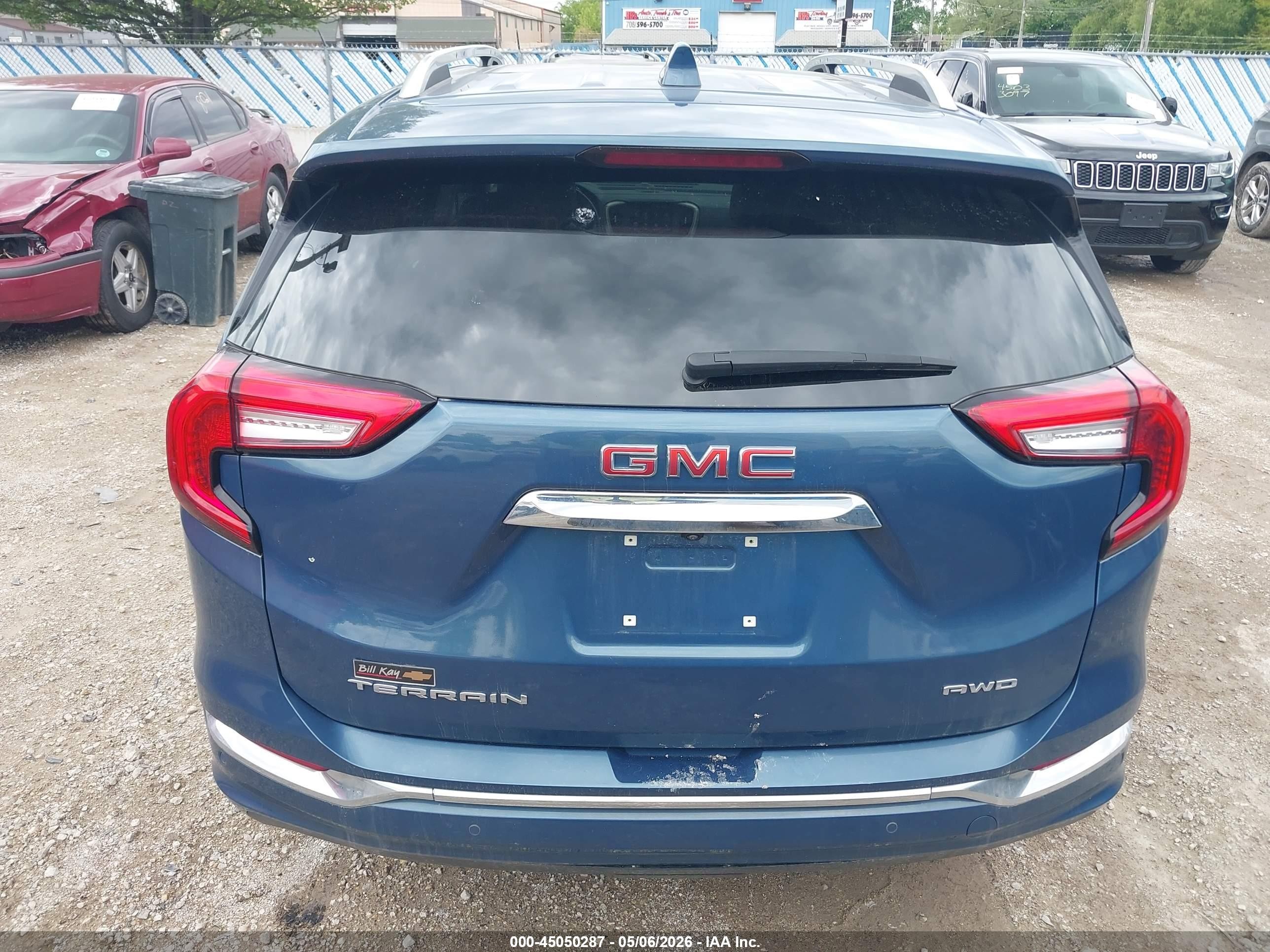 2024 Gmc Terrain Awd Denali Синий vin: 3GKALXEG9RL218579