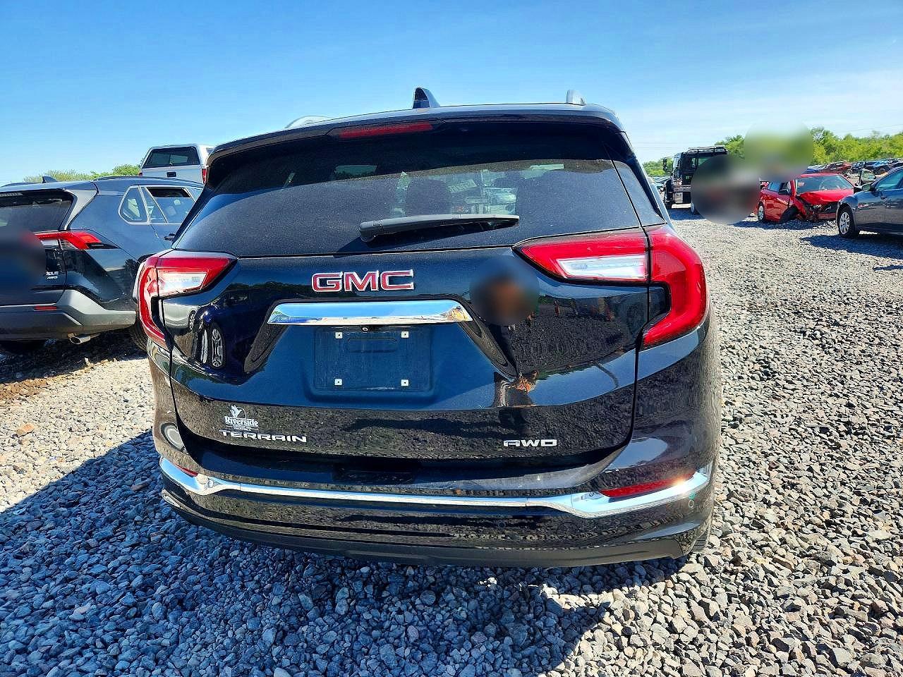 2022 Gmc Terrain Denali Черный vin: 3GKALXEV4NL282103