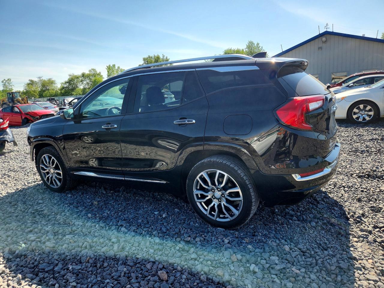 2022 Gmc Terrain Denali Черный vin: 3GKALXEV4NL282103
