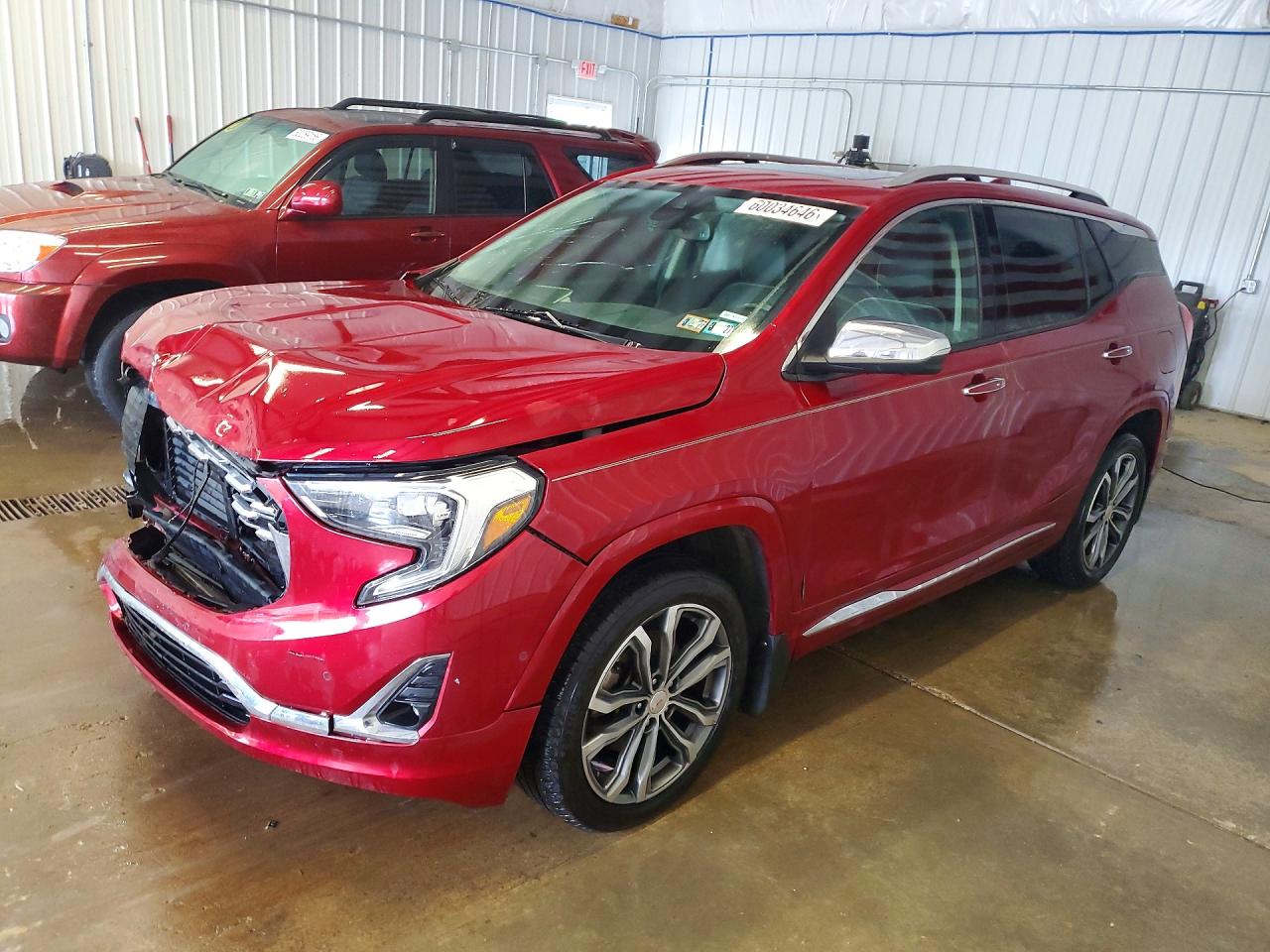 2019 Gmc Terrain Denali Burgundy vin: 3GKALXEX0KL339961