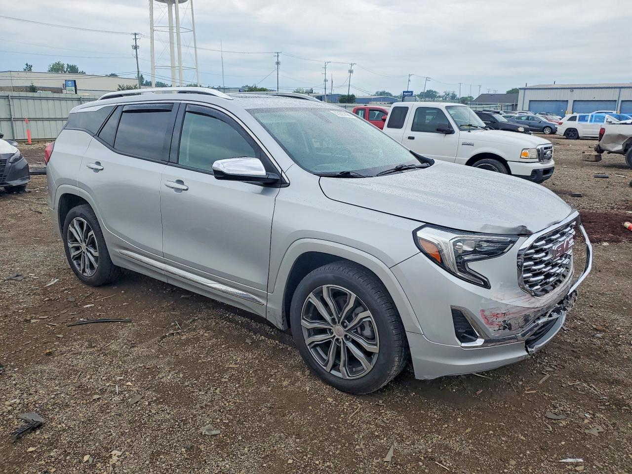 2018 Gmc Terrain Denali Silver vin: 3GKALXEX3JL316866