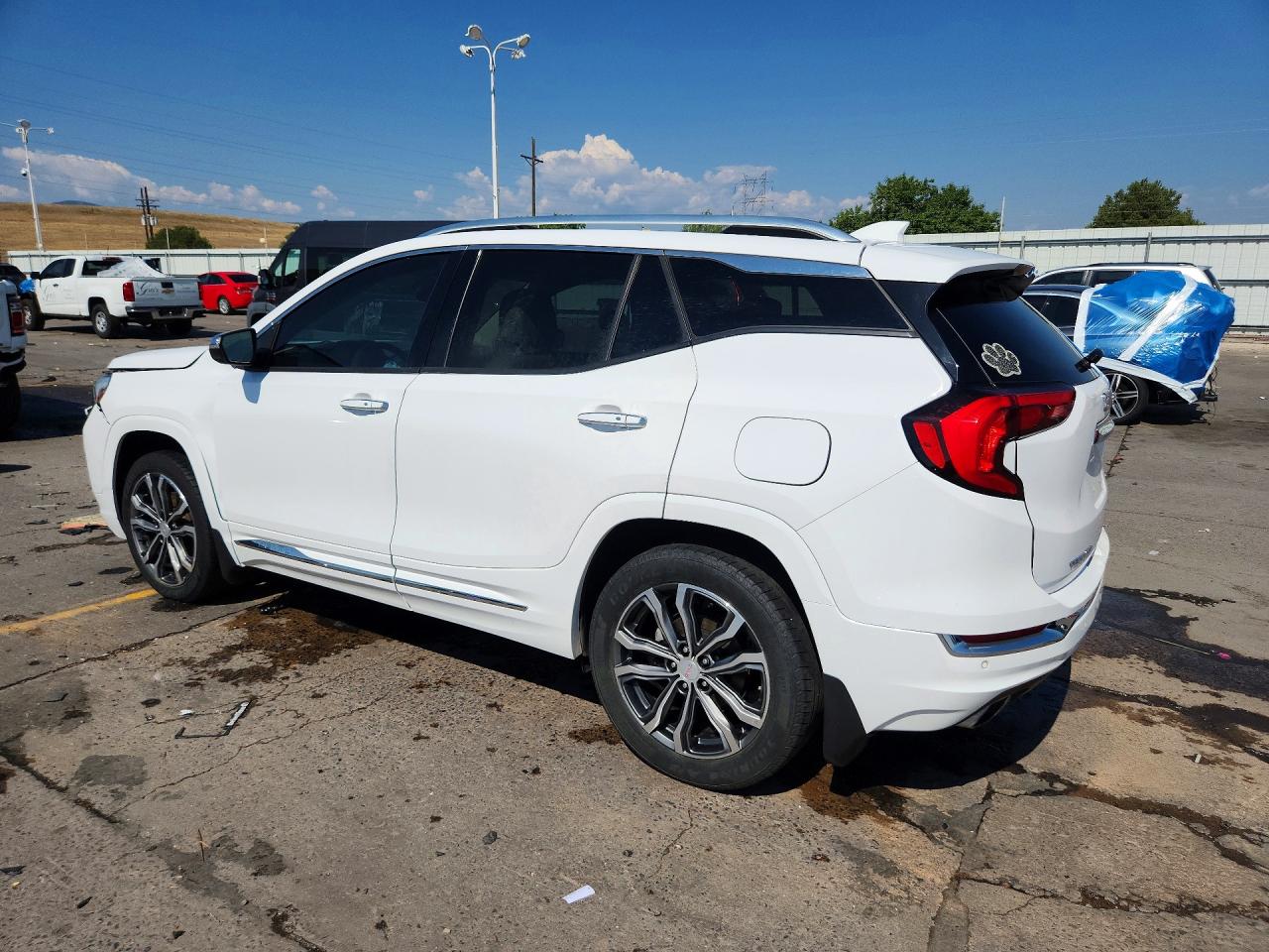 2020 Gmc Terrain Denali White vin: 3GKALXEX5LL130796