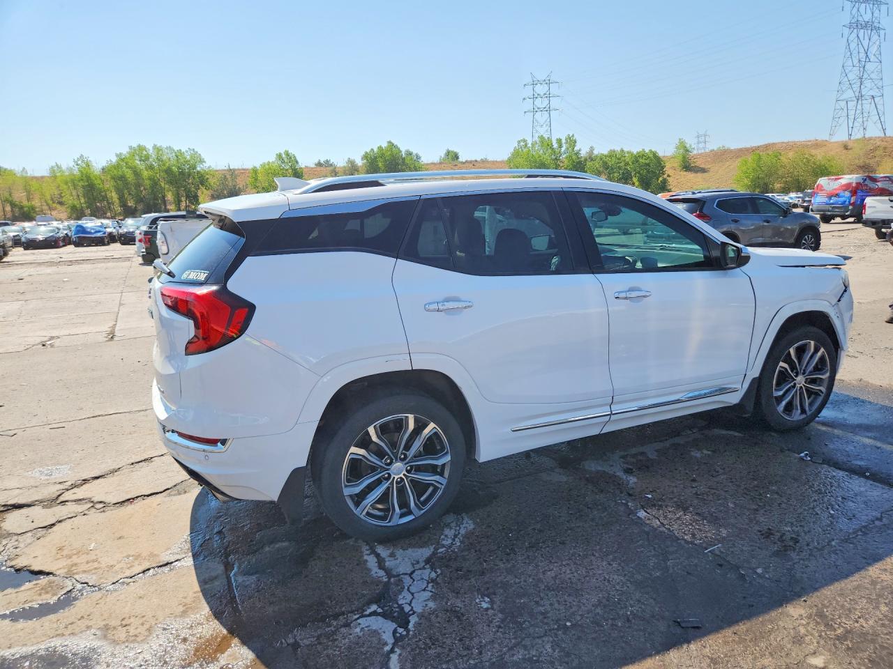 2020 Gmc Terrain Denali White vin: 3GKALXEX5LL130796