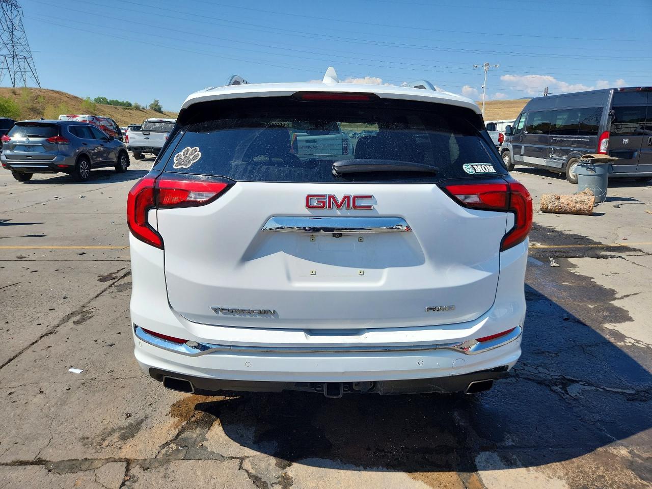 2020 Gmc Terrain Denali White vin: 3GKALXEX5LL130796