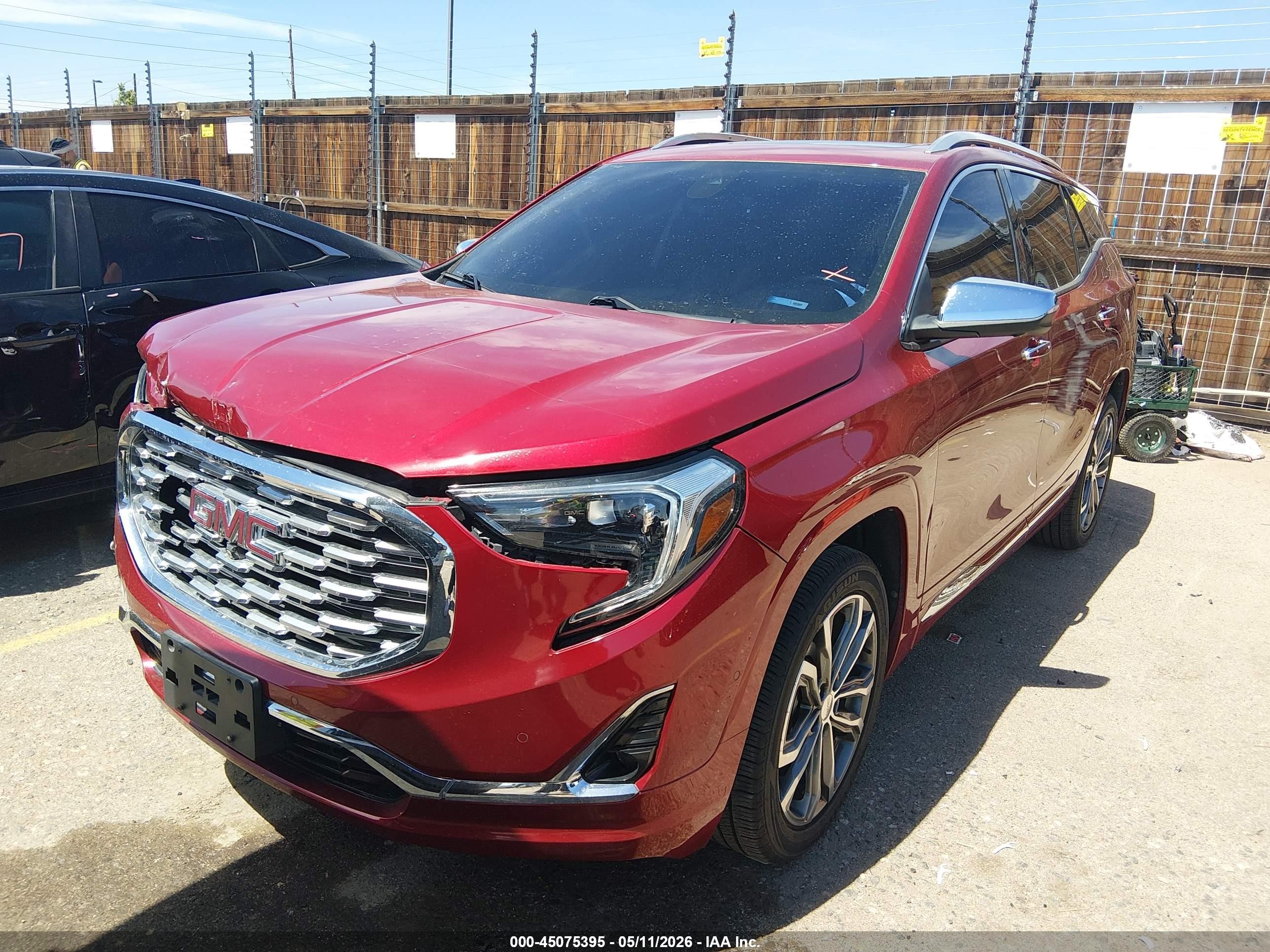 2020 Gmc Terrain Awd Denali Maroon vin: 3GKALXEX5LL250565