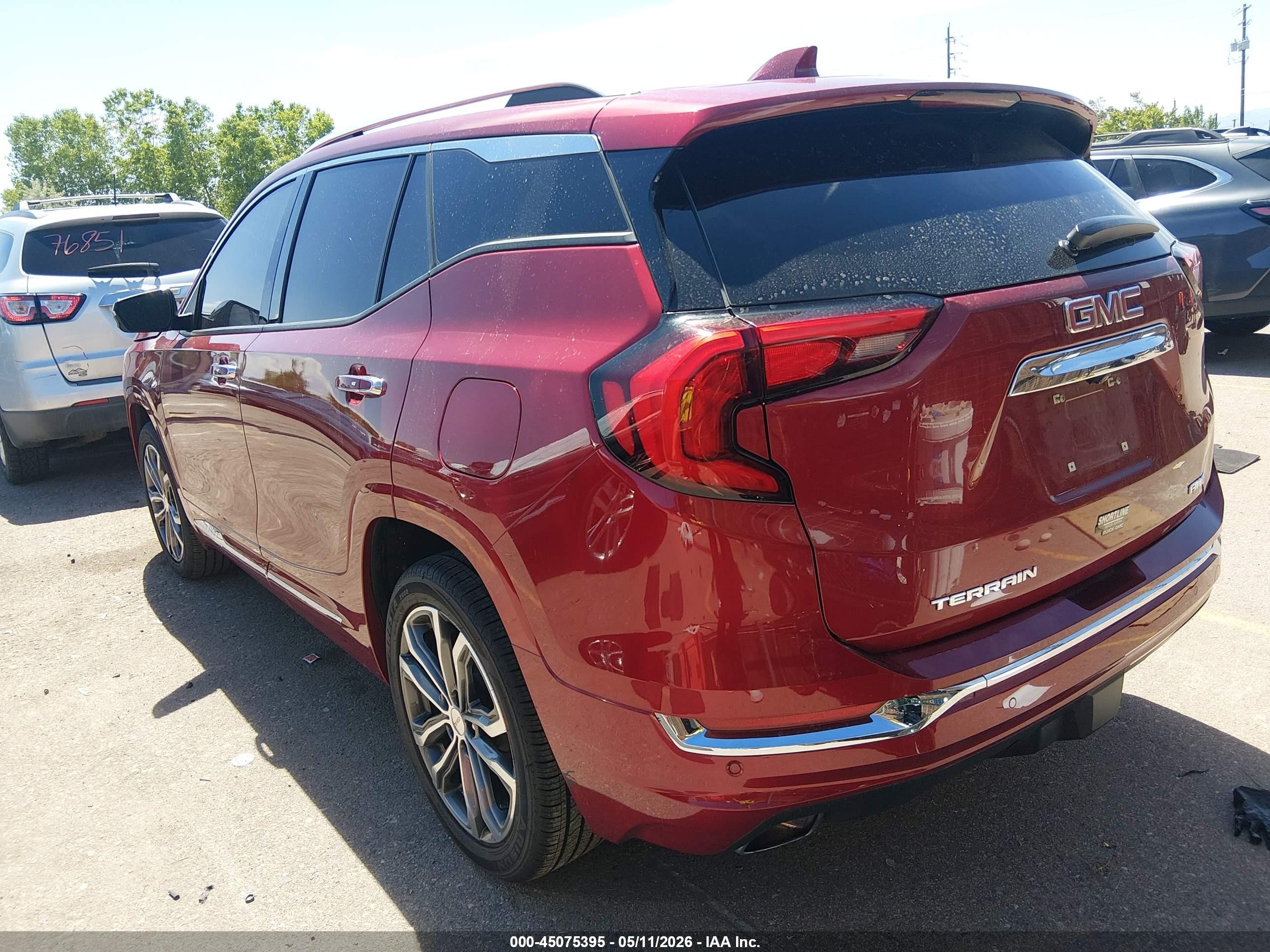 2020 Gmc Terrain Awd Denali Maroon vin: 3GKALXEX5LL250565