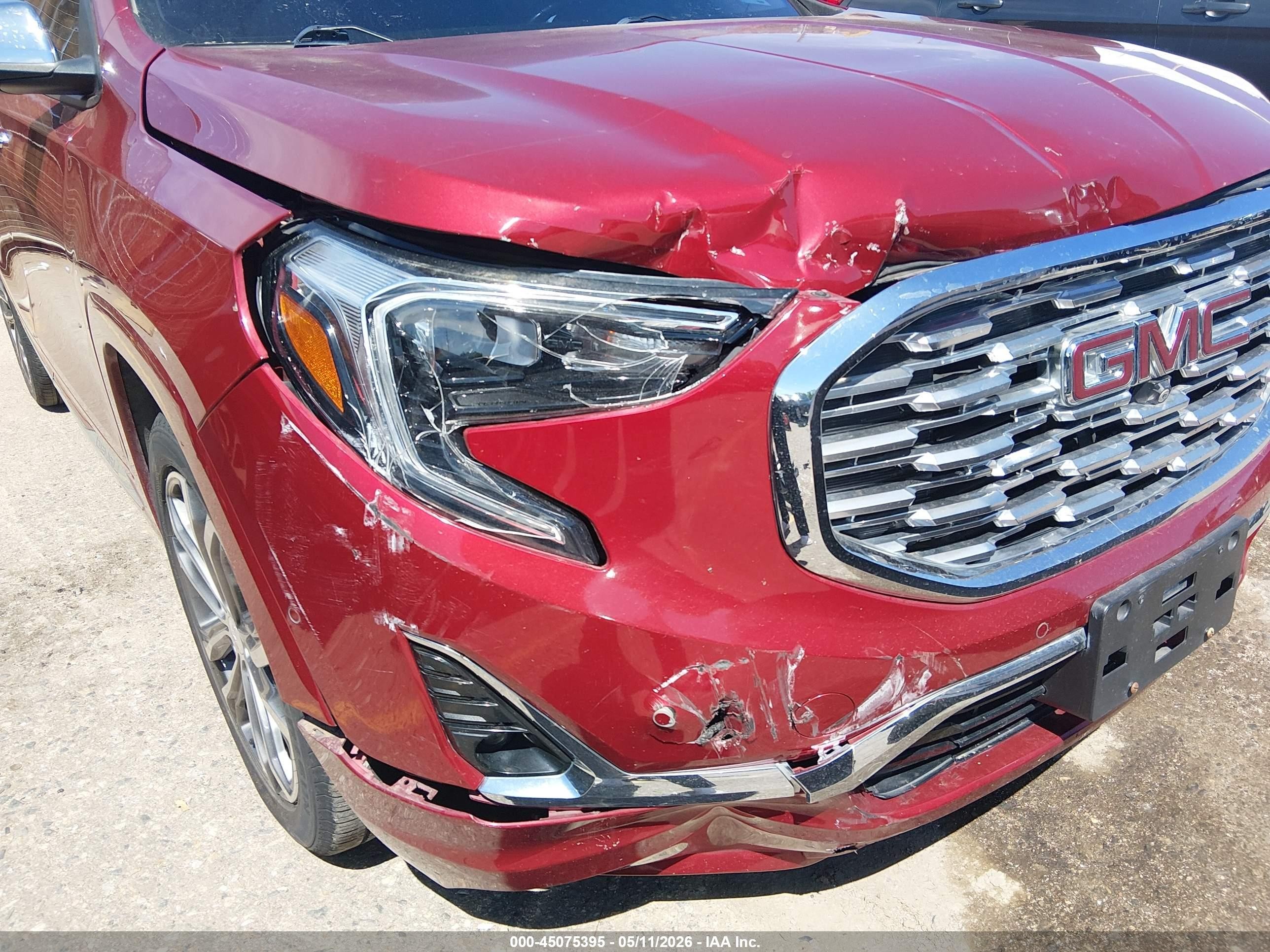 2020 Gmc Terrain Awd Denali Maroon vin: 3GKALXEX5LL250565