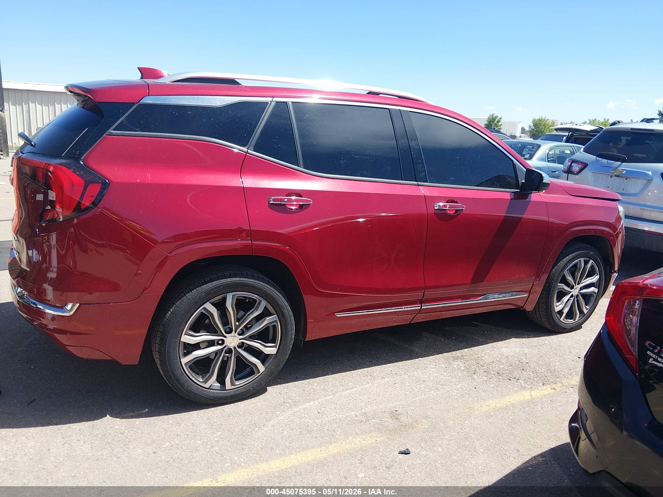 2020 Gmc Terrain Awd Denali Maroon vin: 3GKALXEX5LL250565