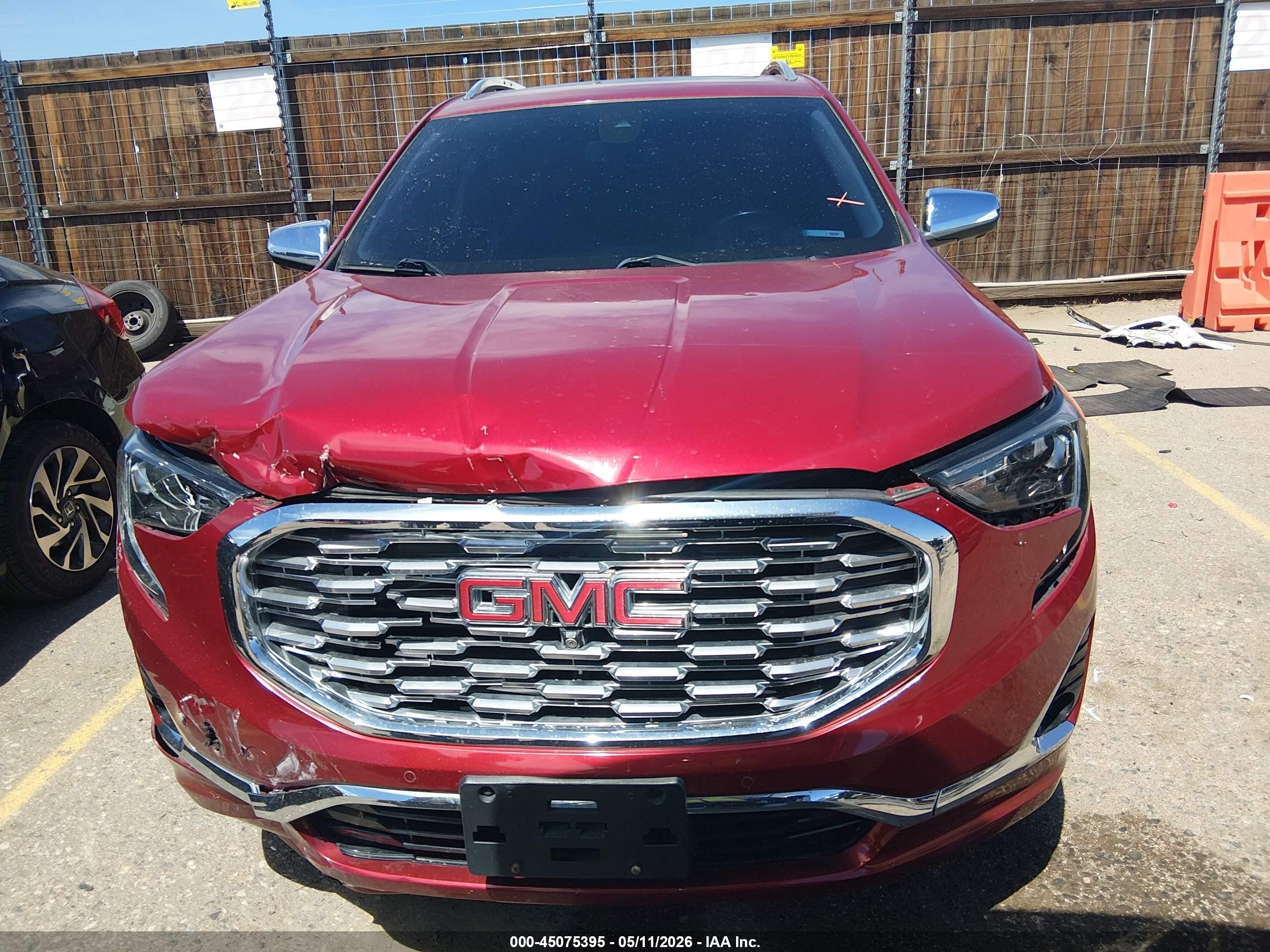 2020 Gmc Terrain Awd Denali Maroon vin: 3GKALXEX5LL250565