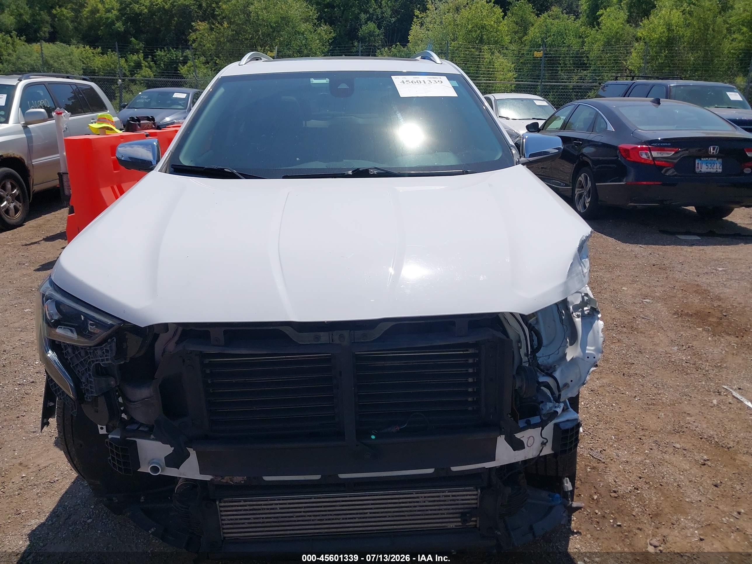 2019 Gmc Terrain Denali White vin: 3GKALXEX6KL131597