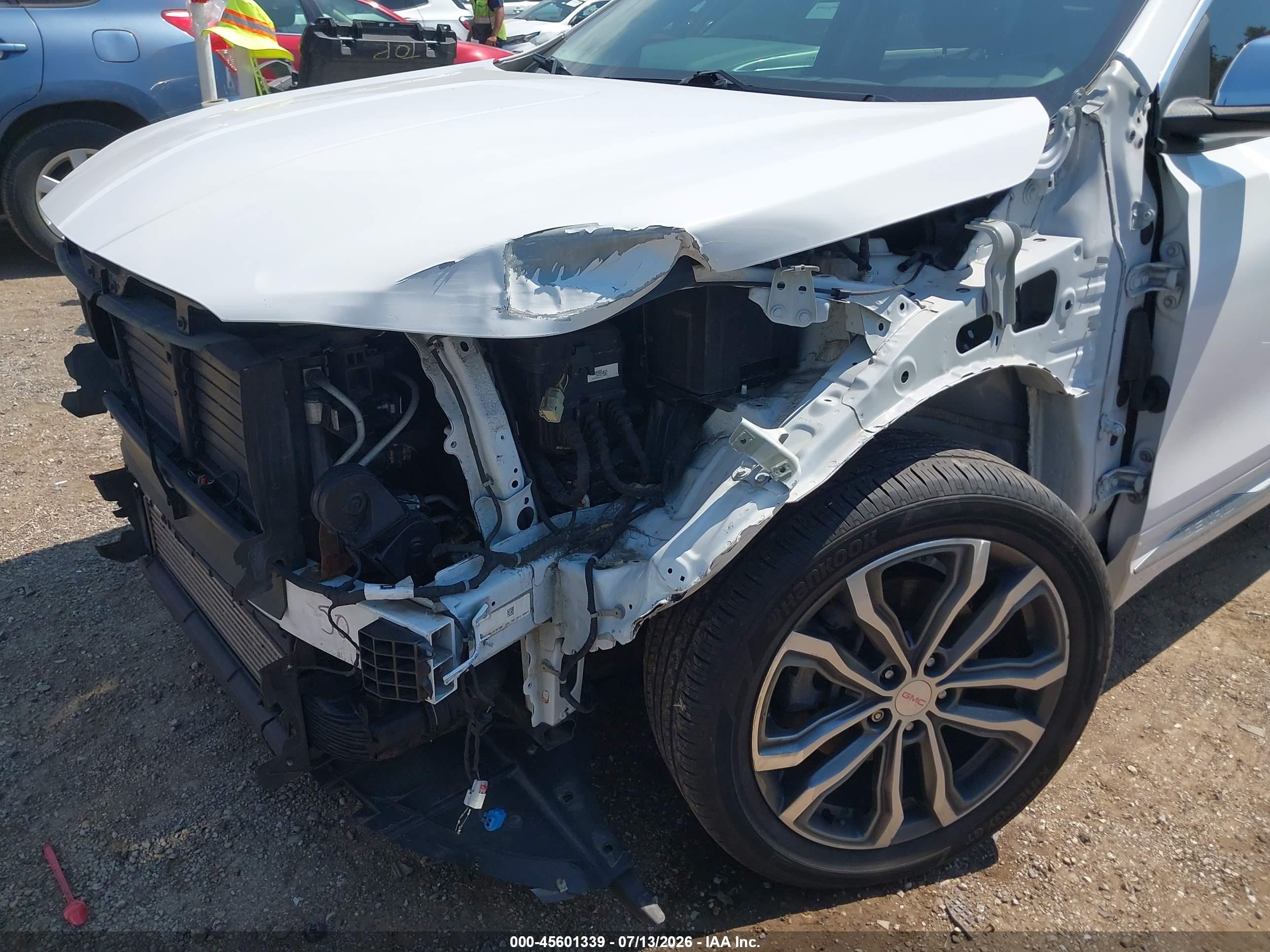2019 Gmc Terrain Denali White vin: 3GKALXEX6KL131597