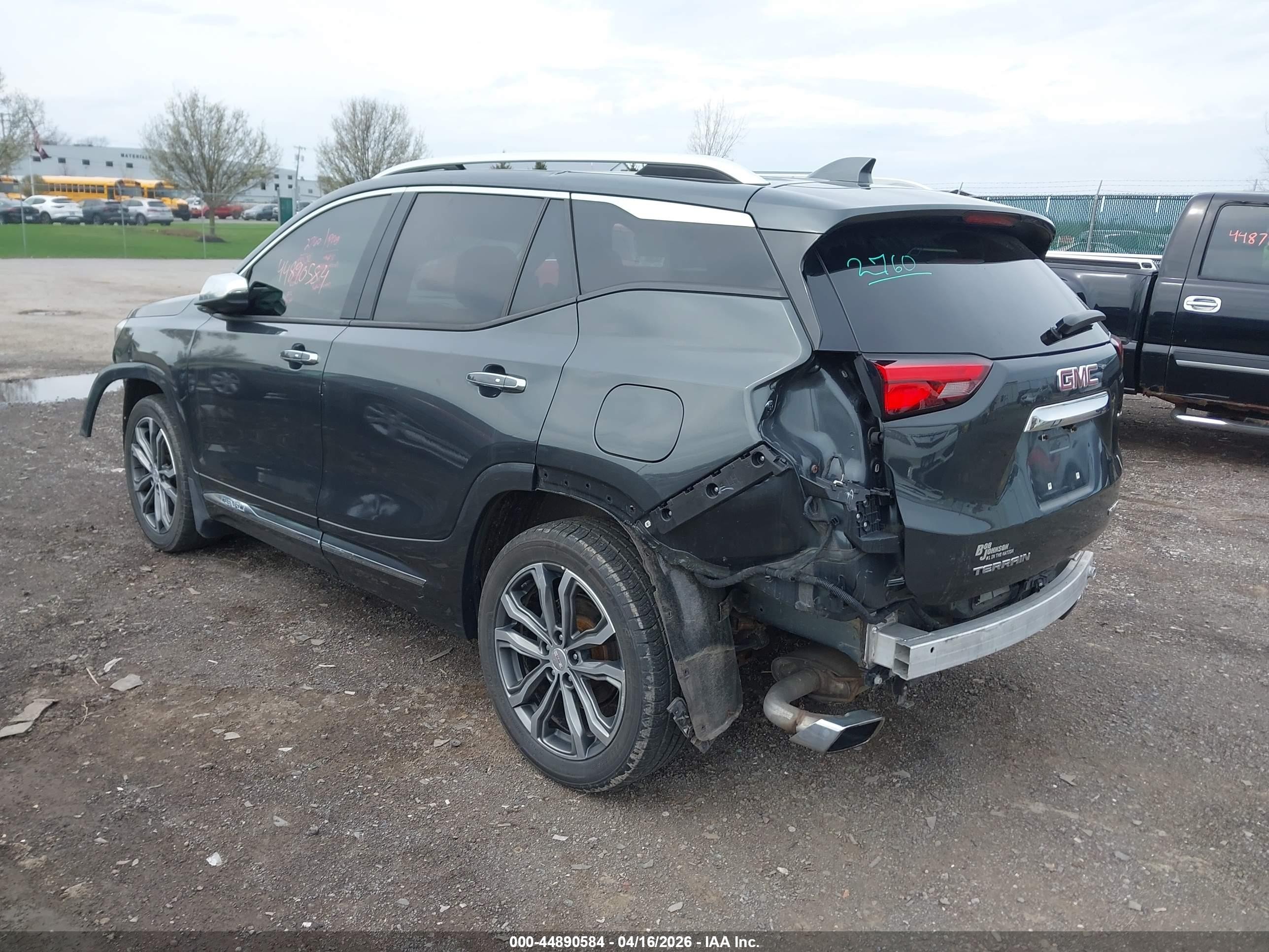 2019 Gmc Terrain Denali Gray vin: 3GKALXEX8KL173060