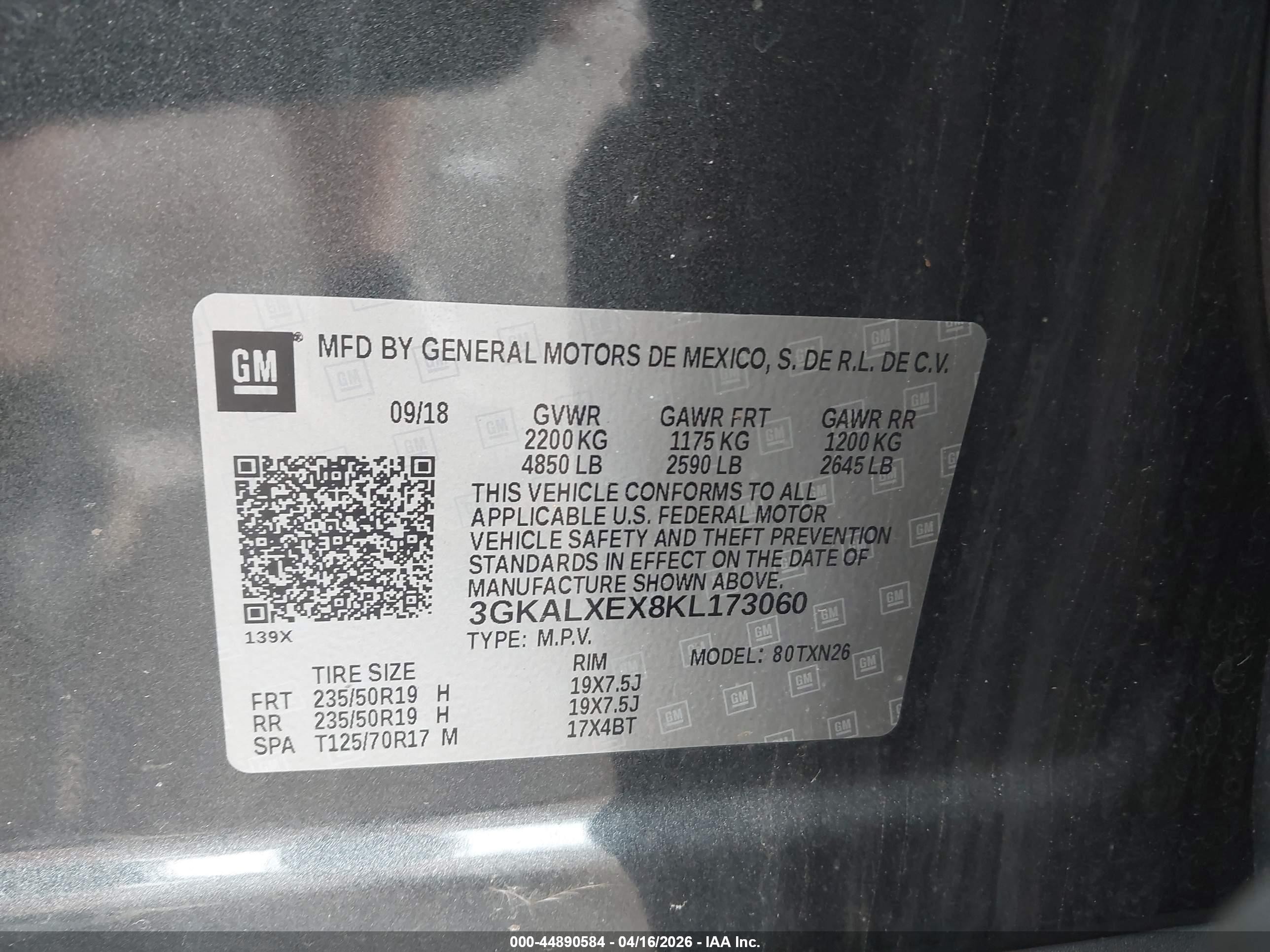 2019 Gmc Terrain Denali Gray vin: 3GKALXEX8KL173060
