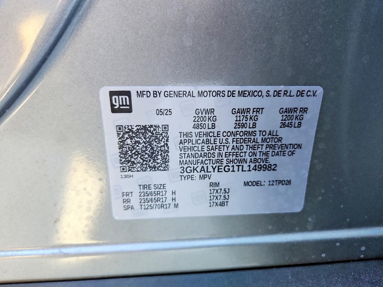 2026 Gmc Terrain At4 Серебряный vin: 3GKALYEG1TL149982