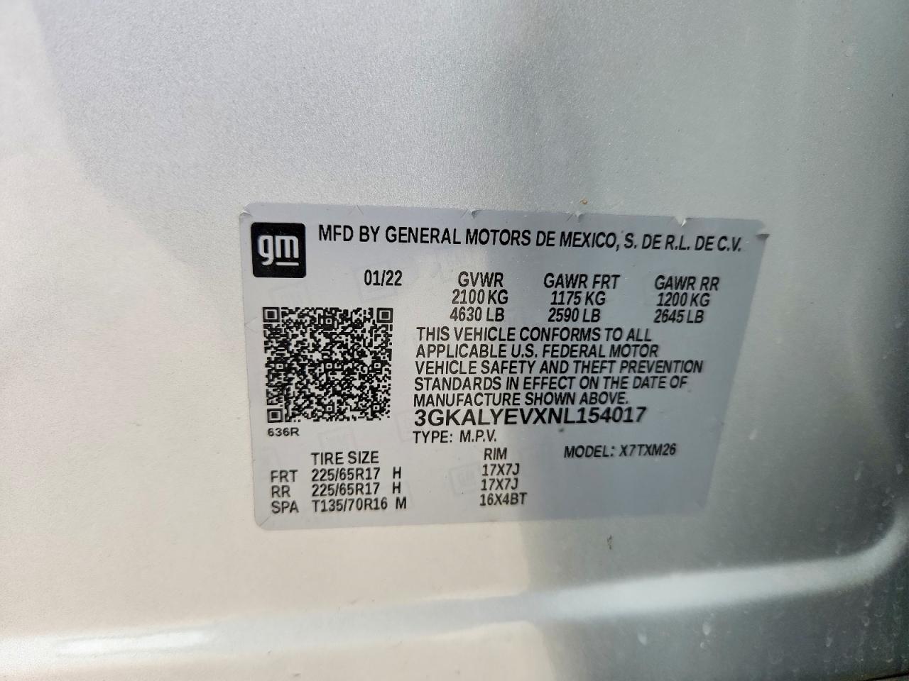 2022 Gmc Terrain At4 Silver vin: 3GKALYEVXNL154017