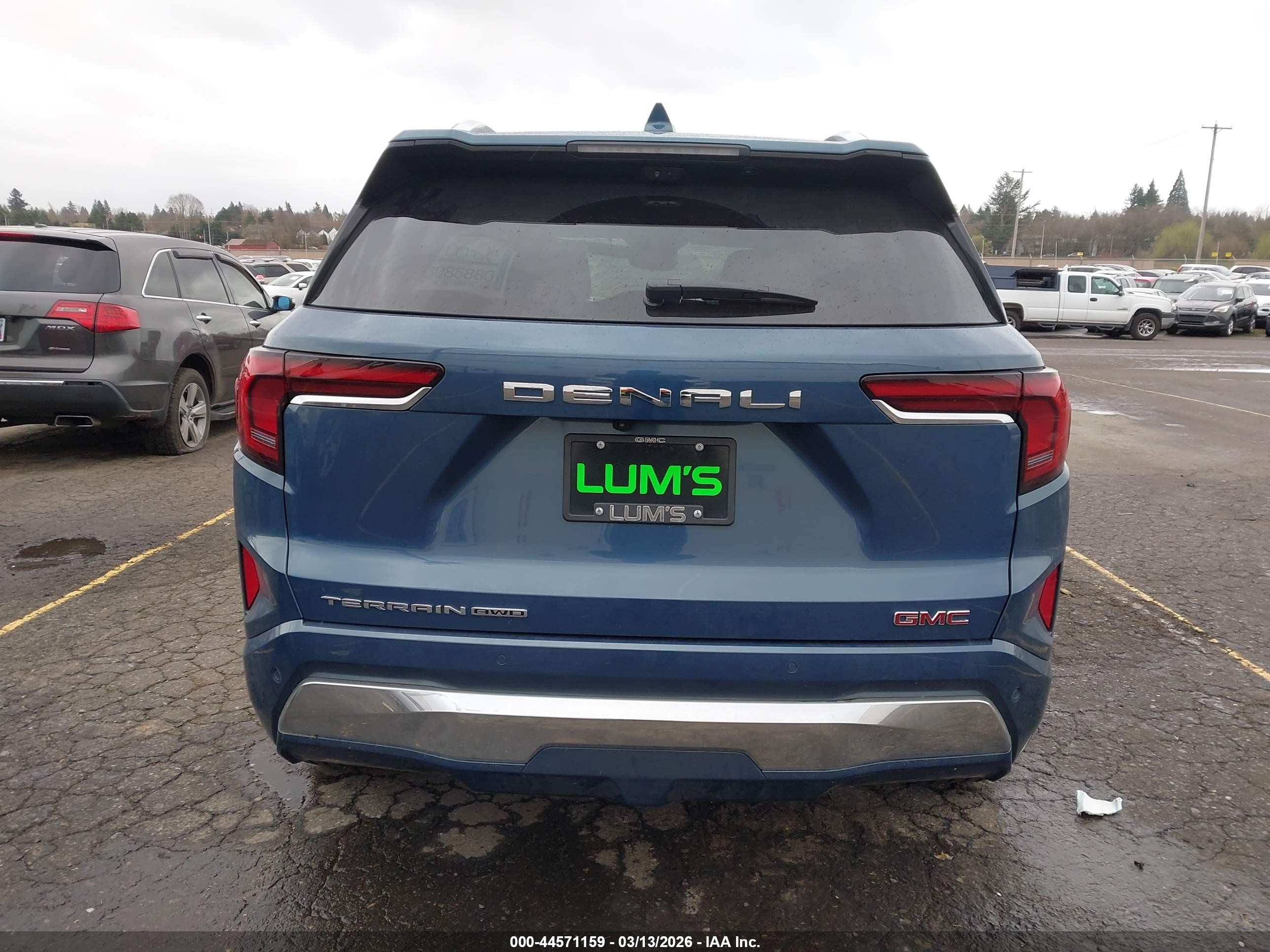 2026 Gmc Terrain Awd Denali Blue vin: 3GKALZEG4TL298733