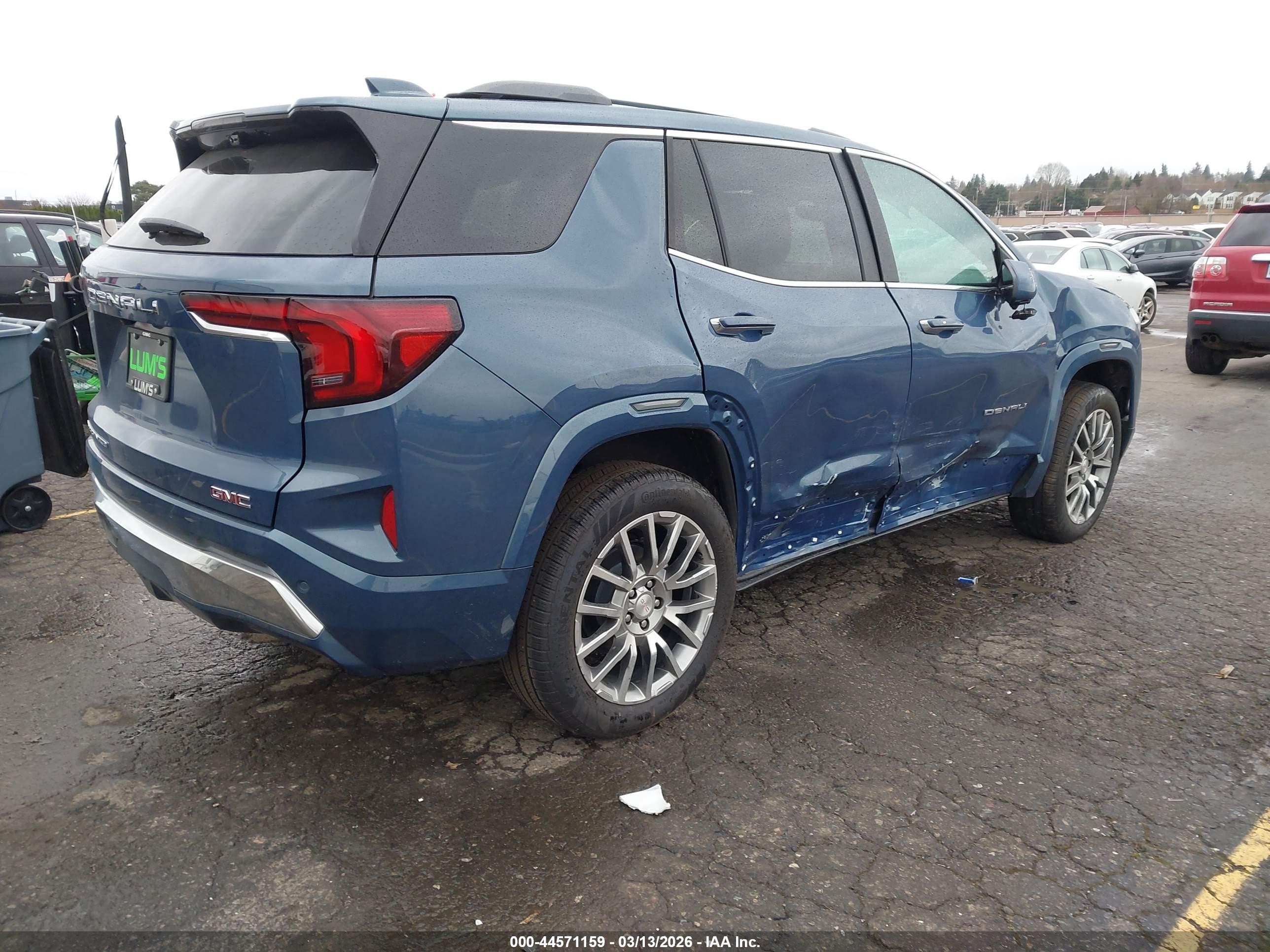 2026 Gmc Terrain Awd Denali Blue vin: 3GKALZEG4TL298733