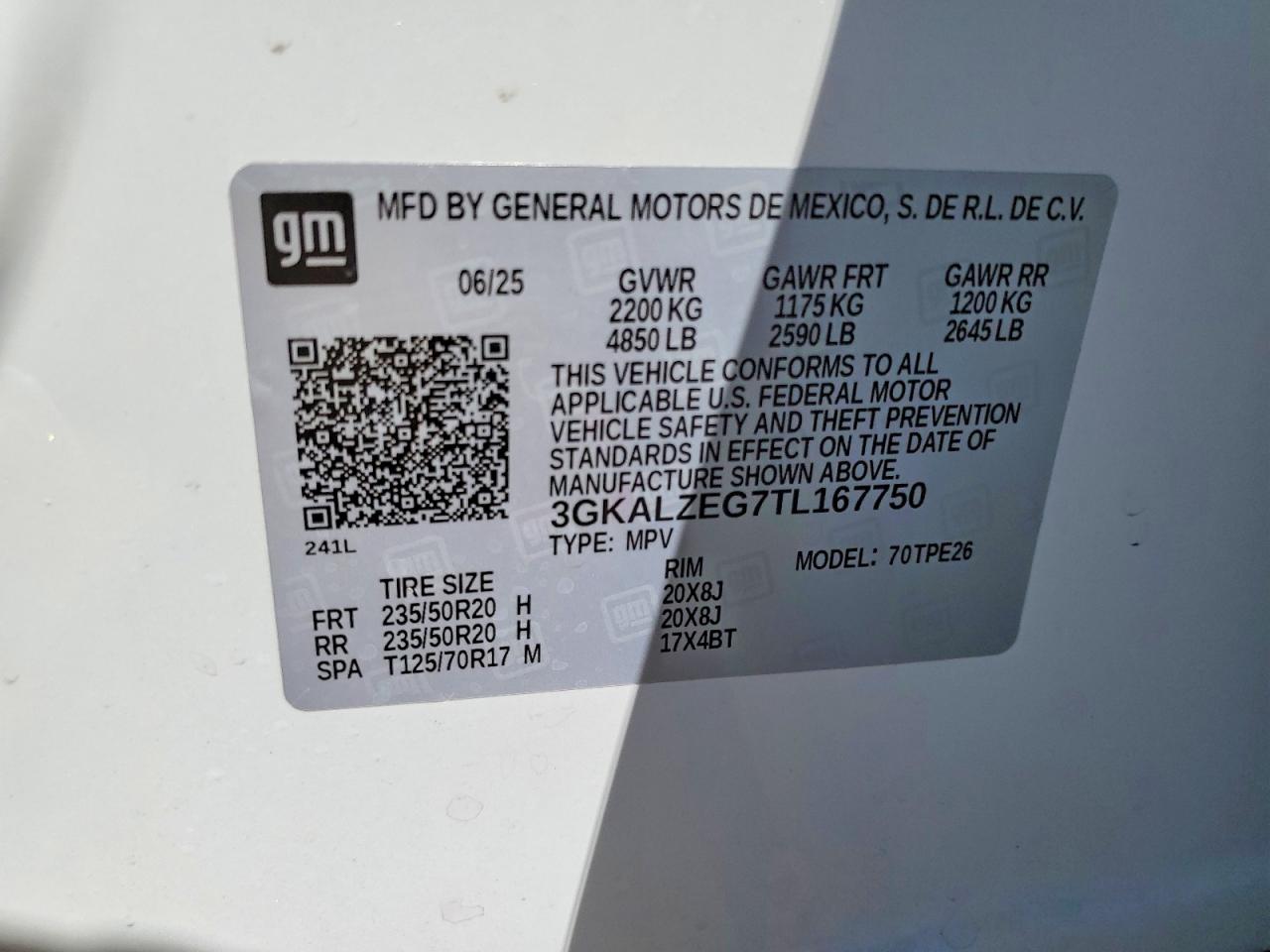 2026 Gmc Terrain Denali White vin: 3GKALZEG7TL167750