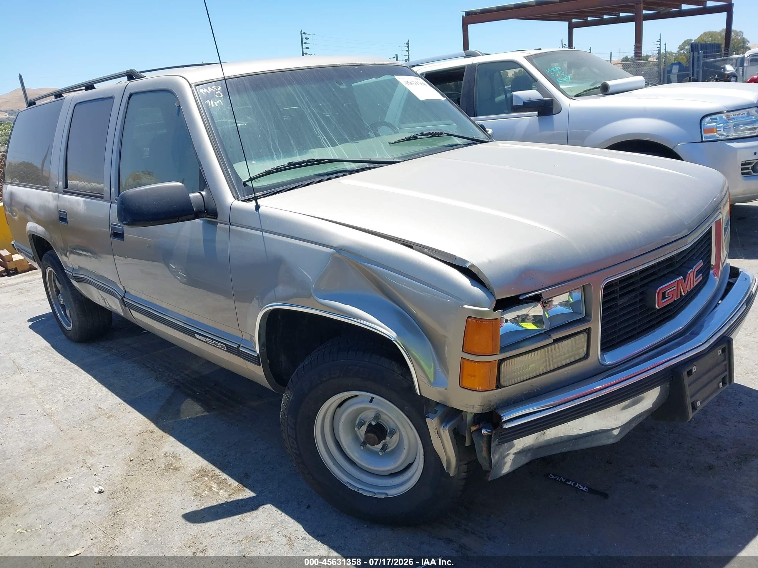 1999 Gmc Suburban Slt Gm Buypower Gray vin: 3GKEC16R7XG538830