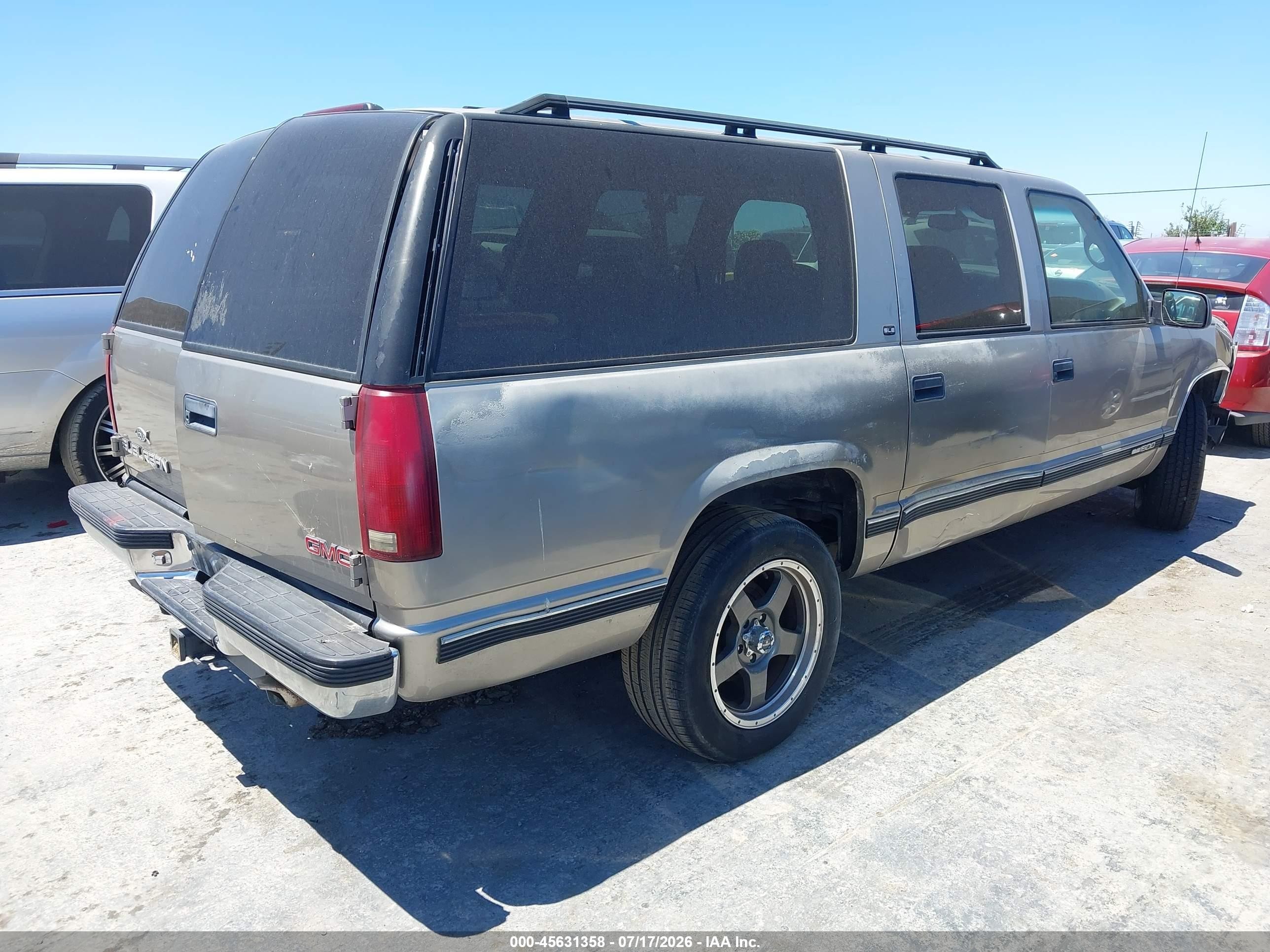 1999 Gmc Suburban Slt Gm Buypower Gray vin: 3GKEC16R7XG538830