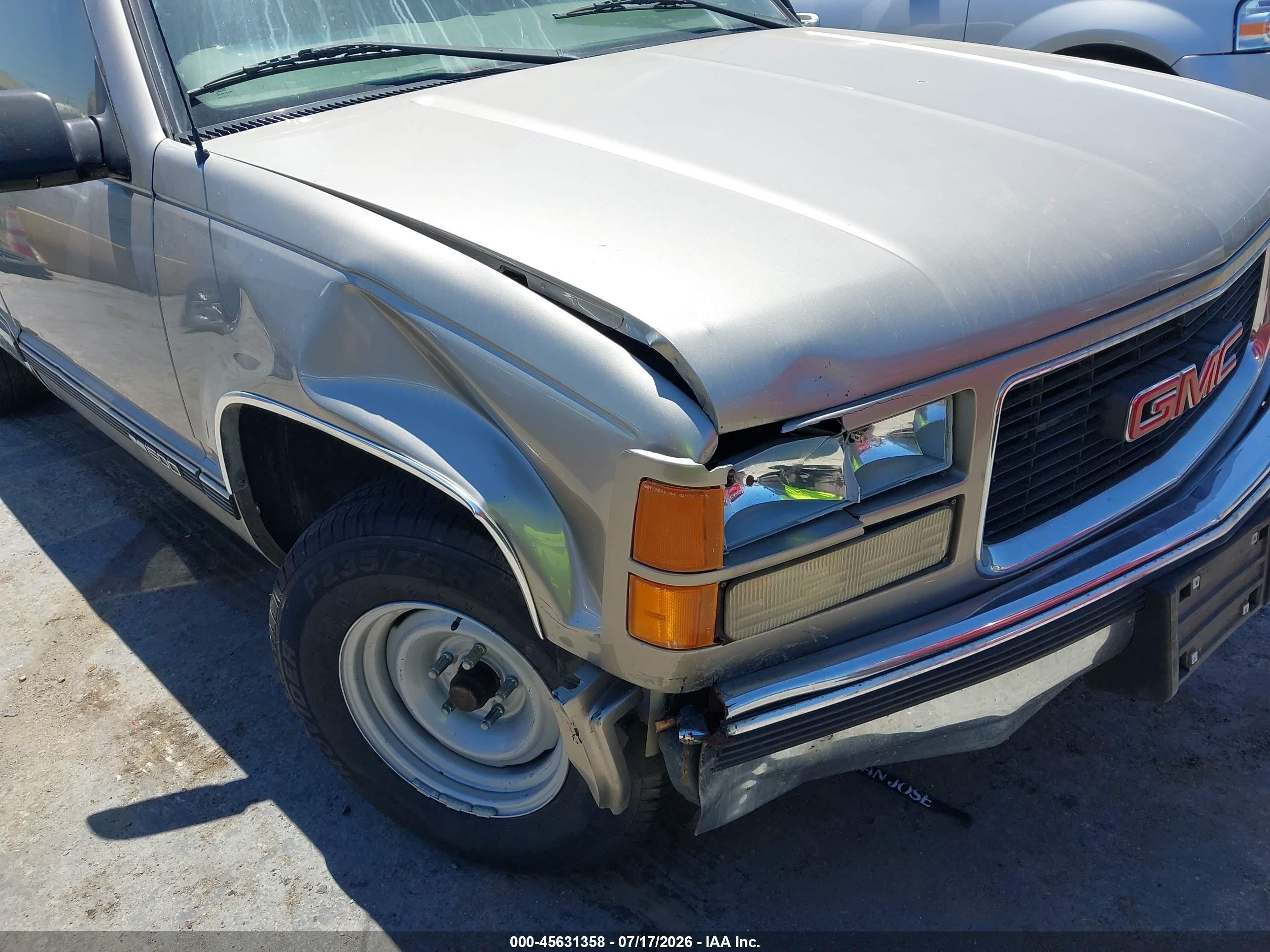 1999 Gmc Suburban Slt Gm Buypower Gray vin: 3GKEC16R7XG538830