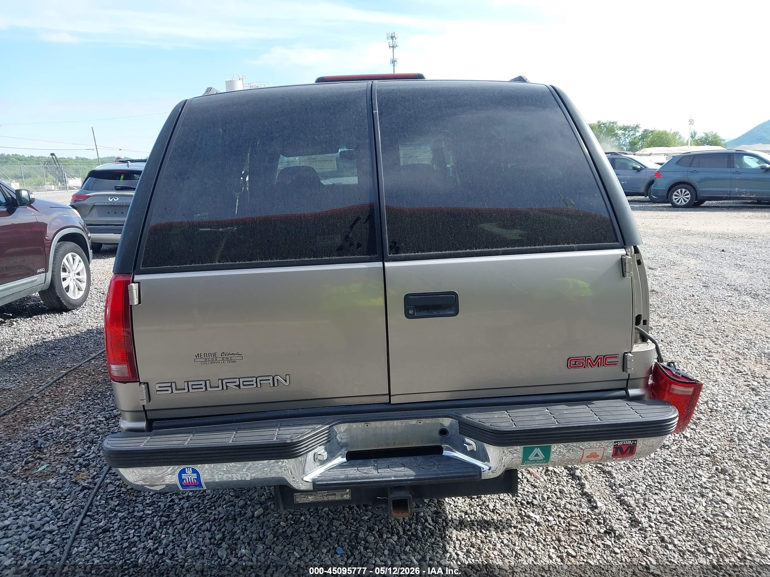 1999 Gmc Suburban 1500 Slt Cmi Gold vin: 3GKEC16R9XG531488