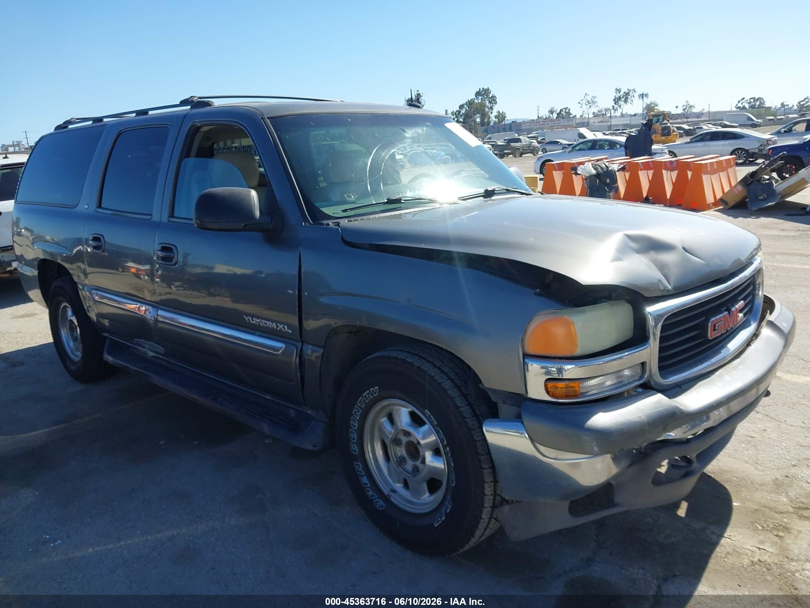 2002 Gmc Yukon Xl 1500 Slt Серый vin: 3GKEC16T32G309453
