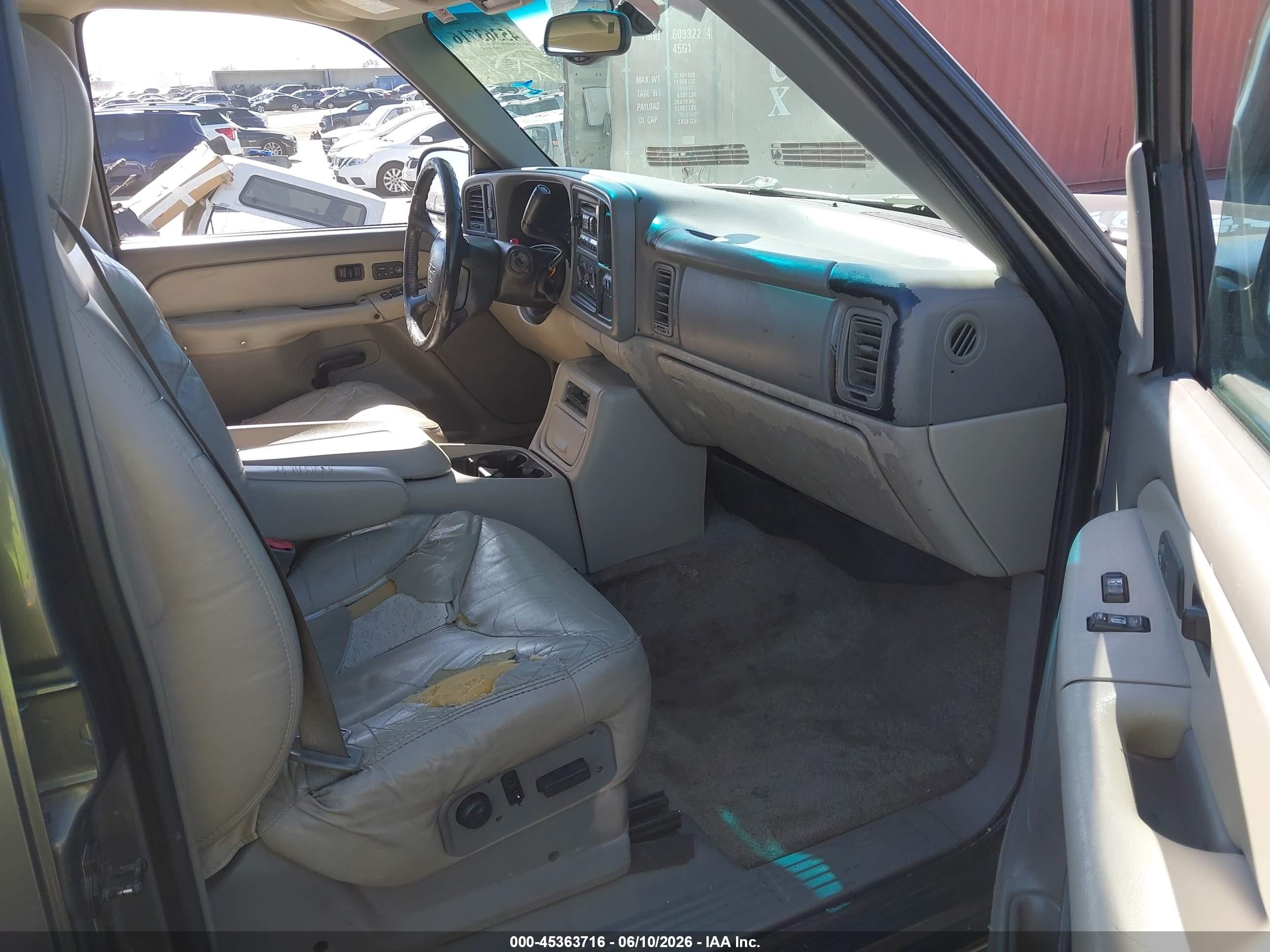 2002 Gmc Yukon Xl 1500 Slt Серый vin: 3GKEC16T32G309453