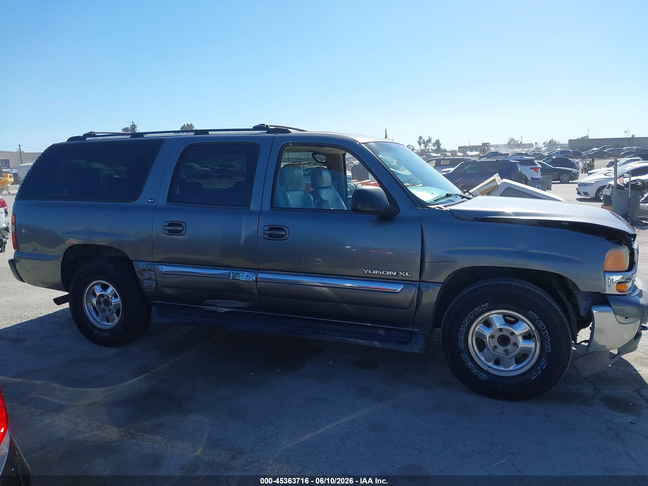 2002 Gmc Yukon Xl 1500 Slt Серый vin: 3GKEC16T32G309453
