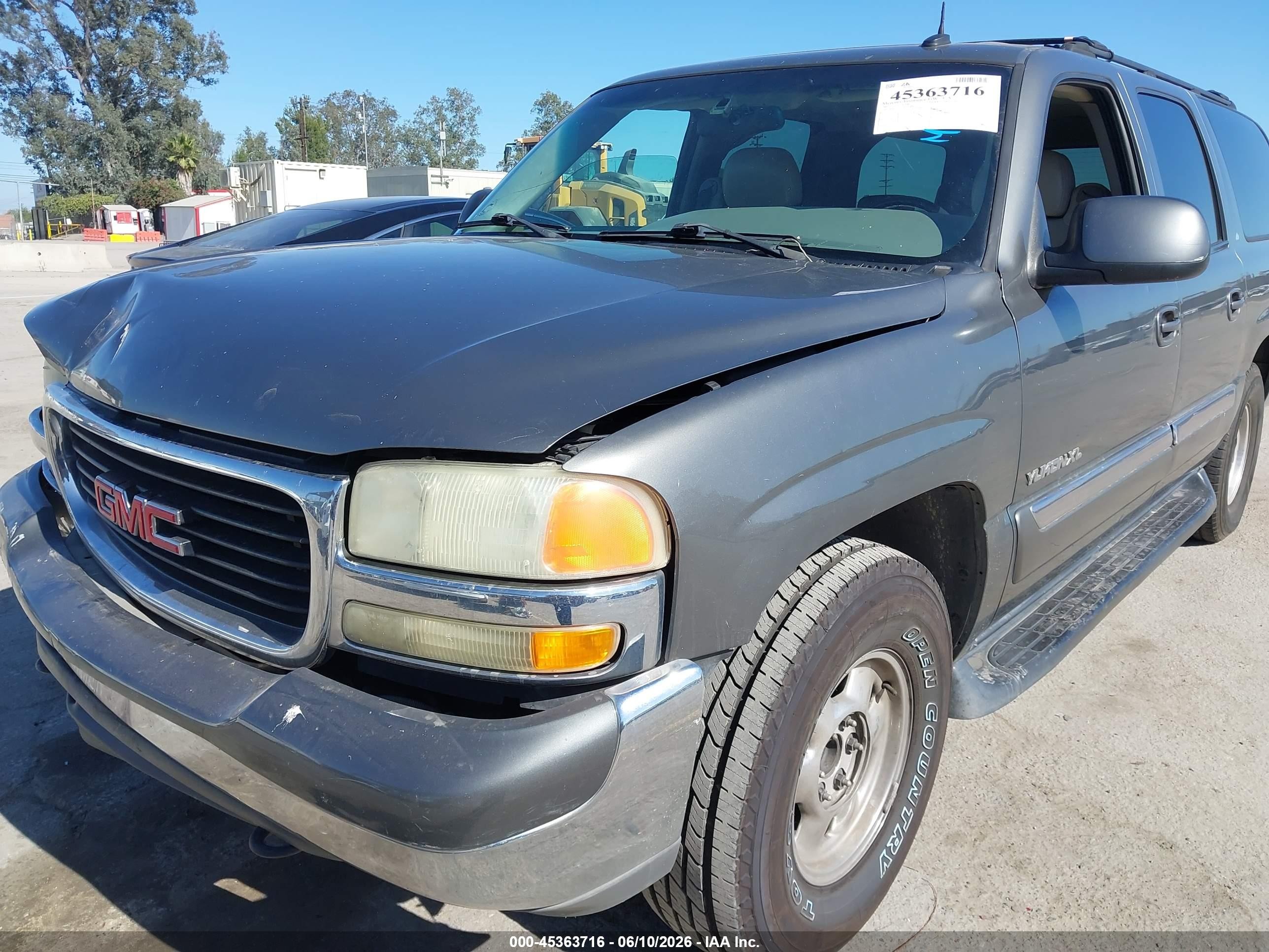 2002 Gmc Yukon Xl 1500 Slt Серый vin: 3GKEC16T32G309453