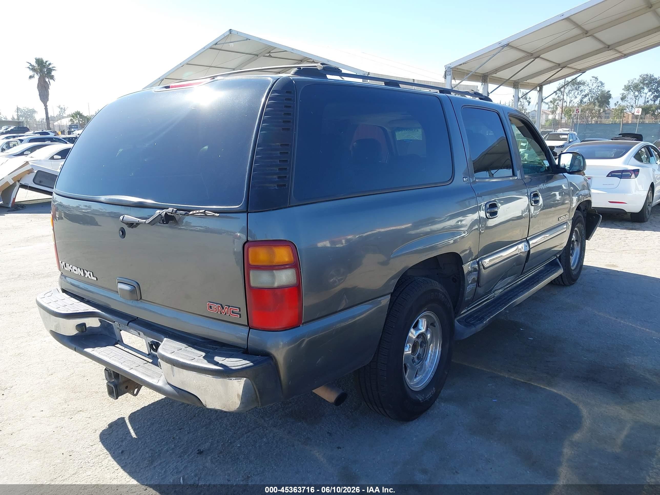 2002 Gmc Yukon Xl 1500 Slt Серый vin: 3GKEC16T32G309453