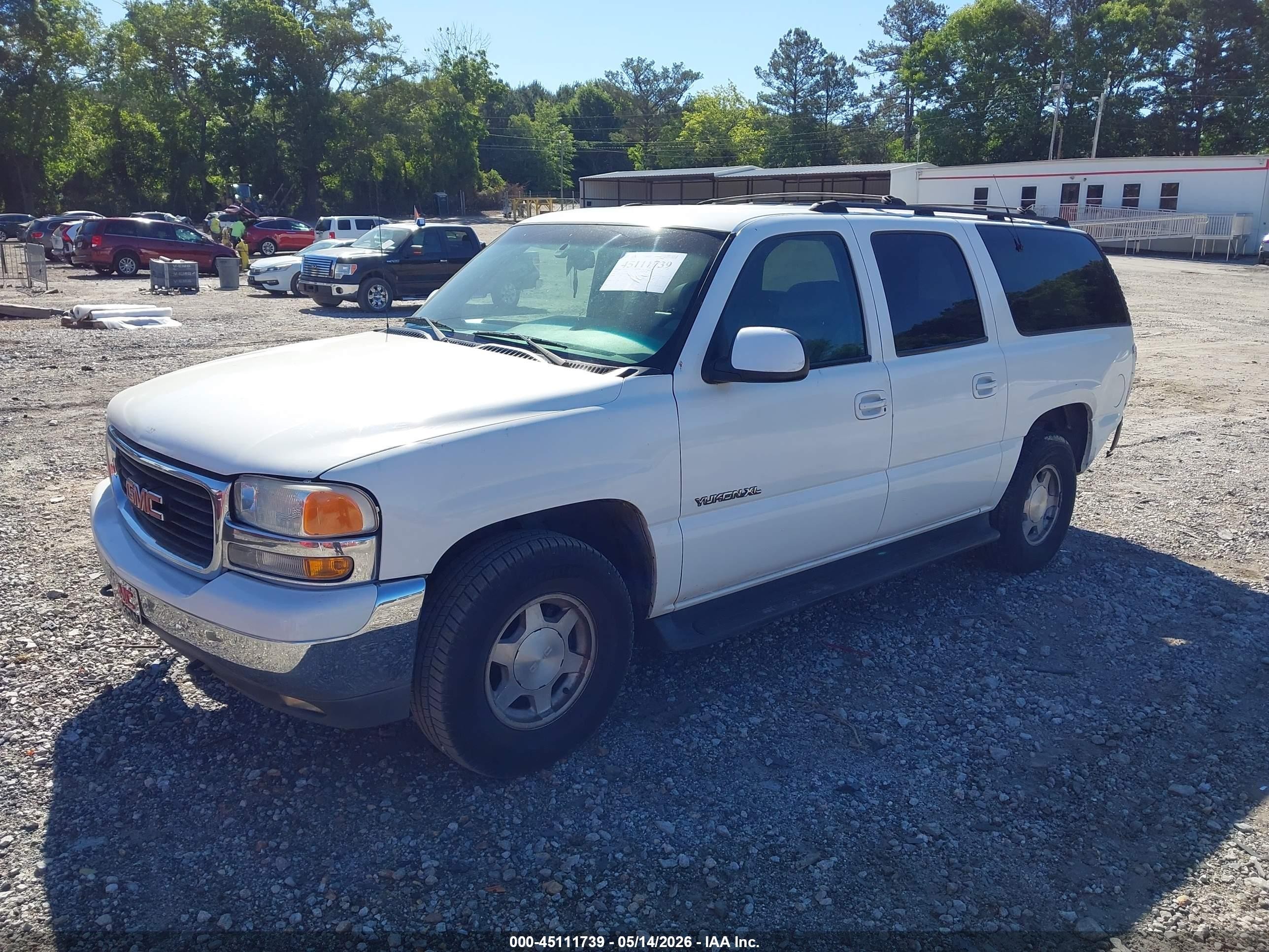 2001 Gmc Yukon Xl 1500 Slt Белый vin: 3GKEC16T41G220957