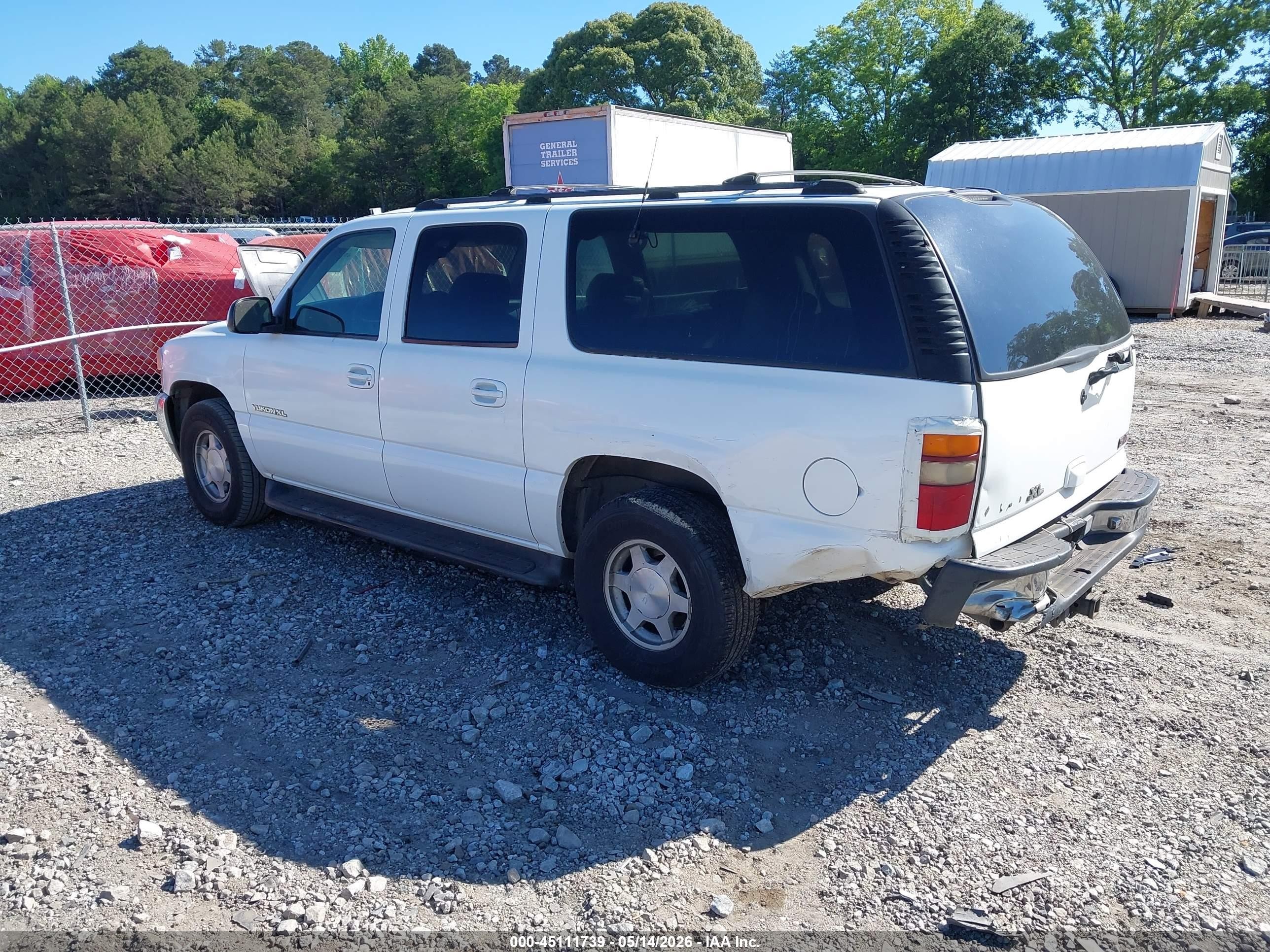 2001 Gmc Yukon Xl 1500 Slt Белый vin: 3GKEC16T41G220957