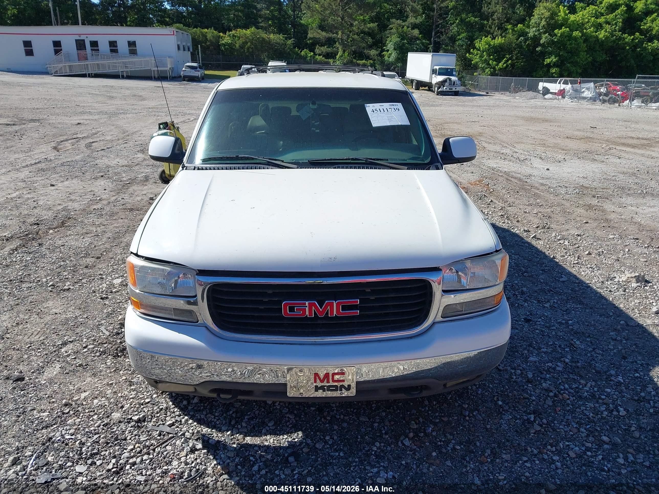 2001 Gmc Yukon Xl 1500 Slt Белый vin: 3GKEC16T41G220957