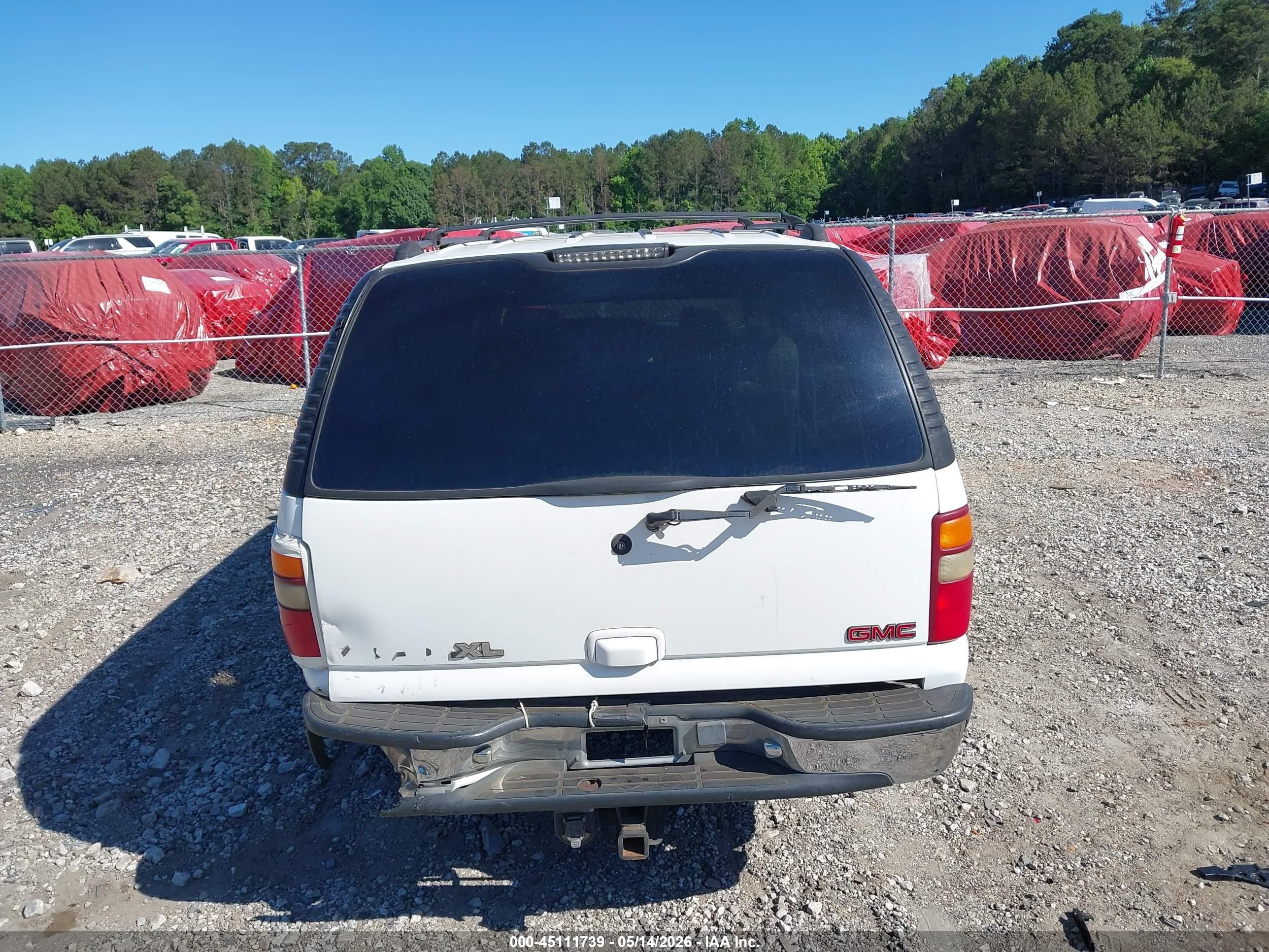 2001 Gmc Yukon Xl 1500 Slt Белый vin: 3GKEC16T41G220957