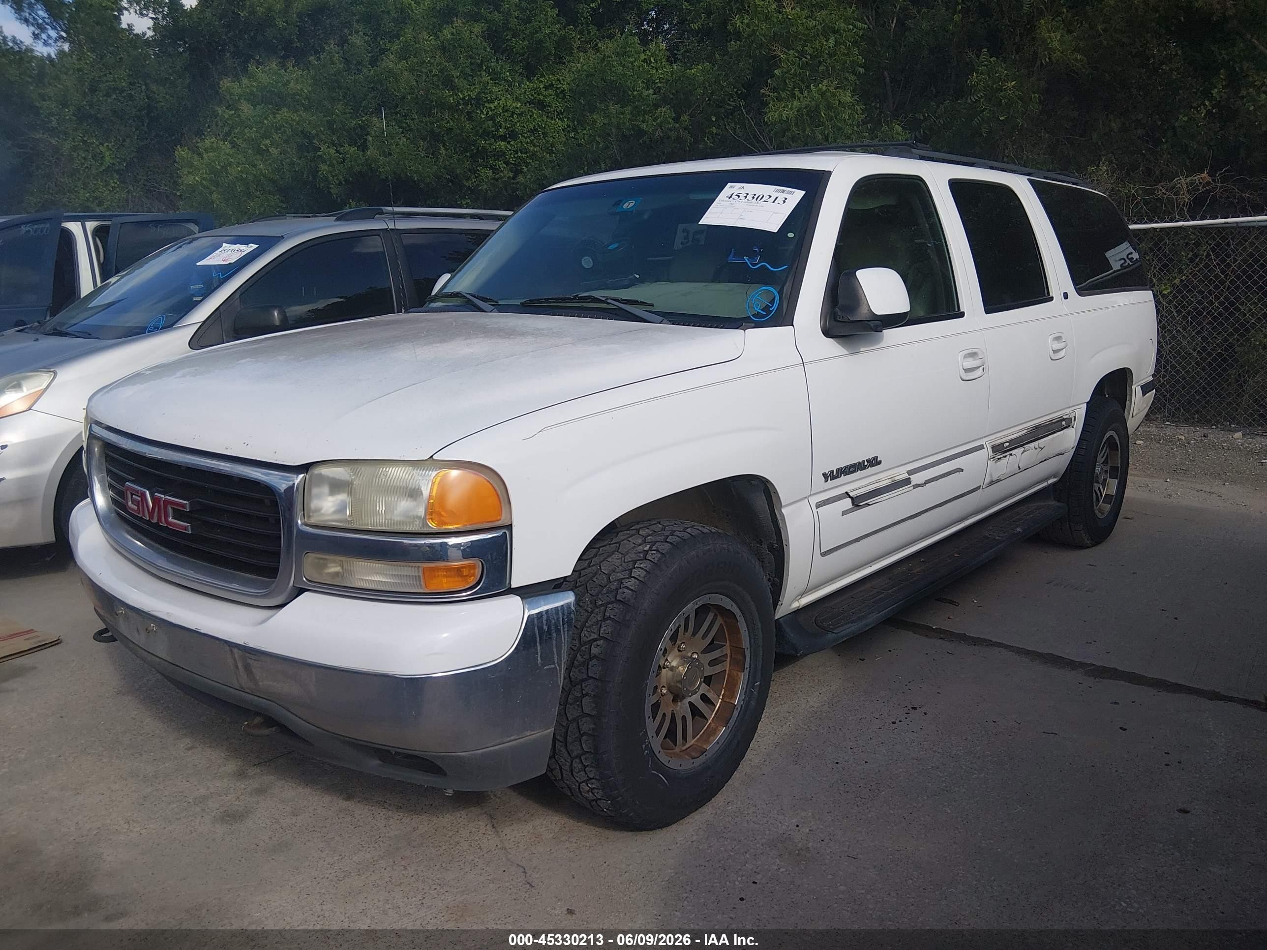 2001 Gmc Yukon Xl 1500 Slt White vin: 3GKEC16T51G243647