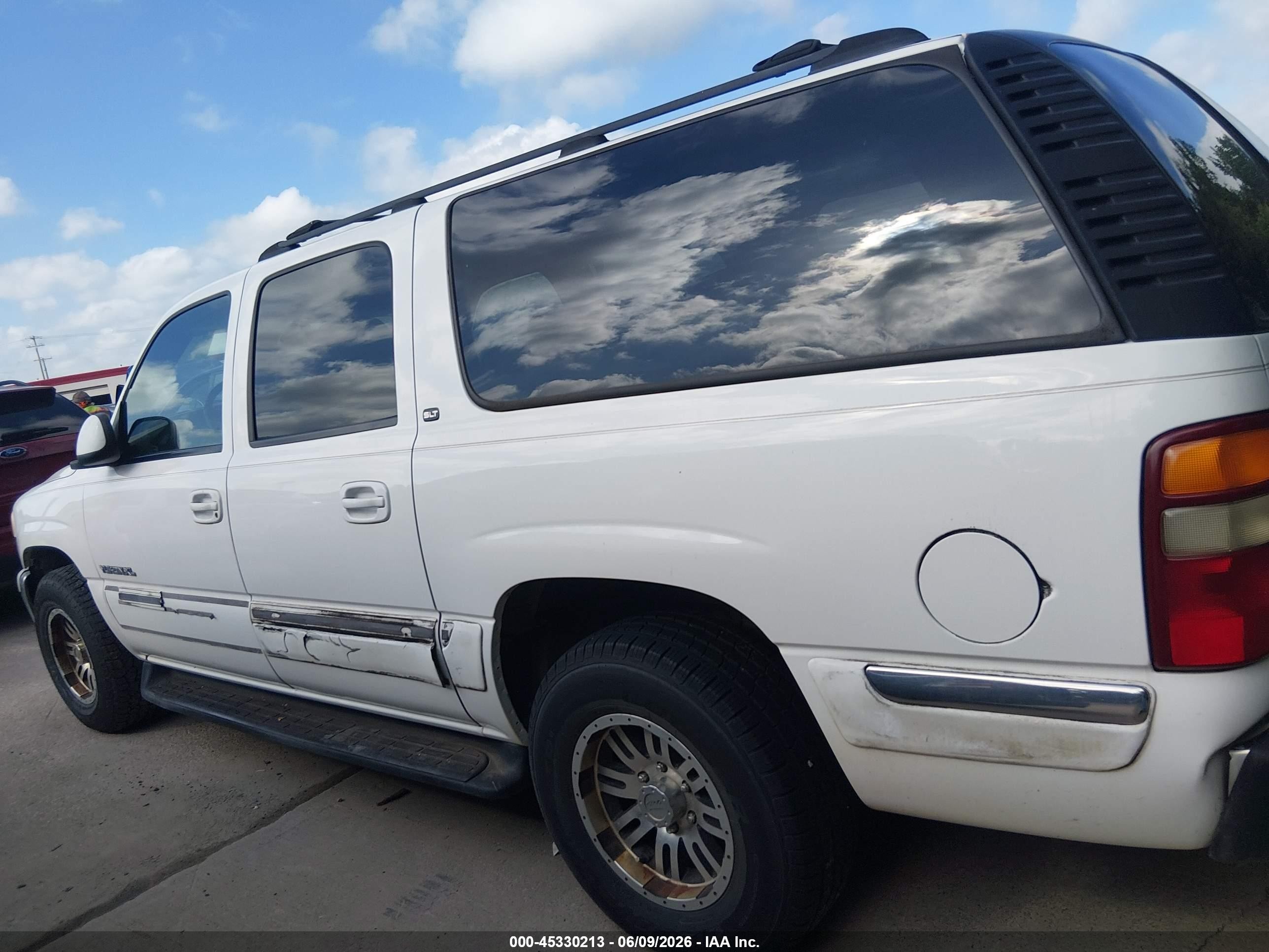 2001 Gmc Yukon Xl 1500 Slt White vin: 3GKEC16T51G243647