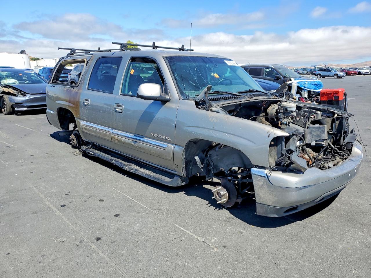2003 Gmc Yukon Xl C1500 Silver vin: 3GKEC16T53G295251