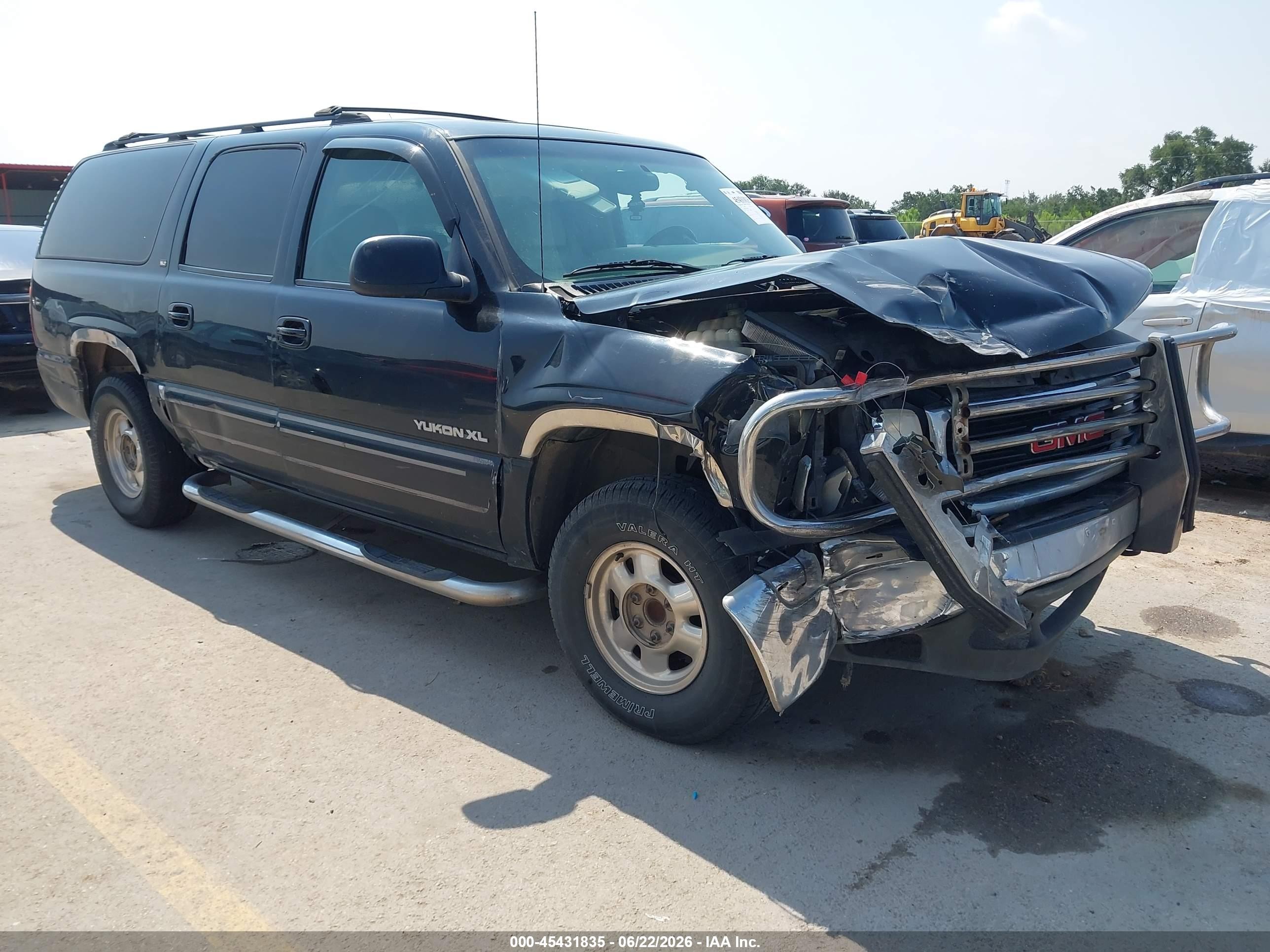 2001 Gmc Yukon Xl 1500 Slt Black vin: 3GKEC16T61G186049