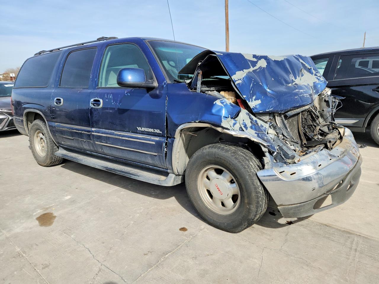 2002 Gmc Yukon Xl C1500 Blue vin: 3GKEC16Z22G255017