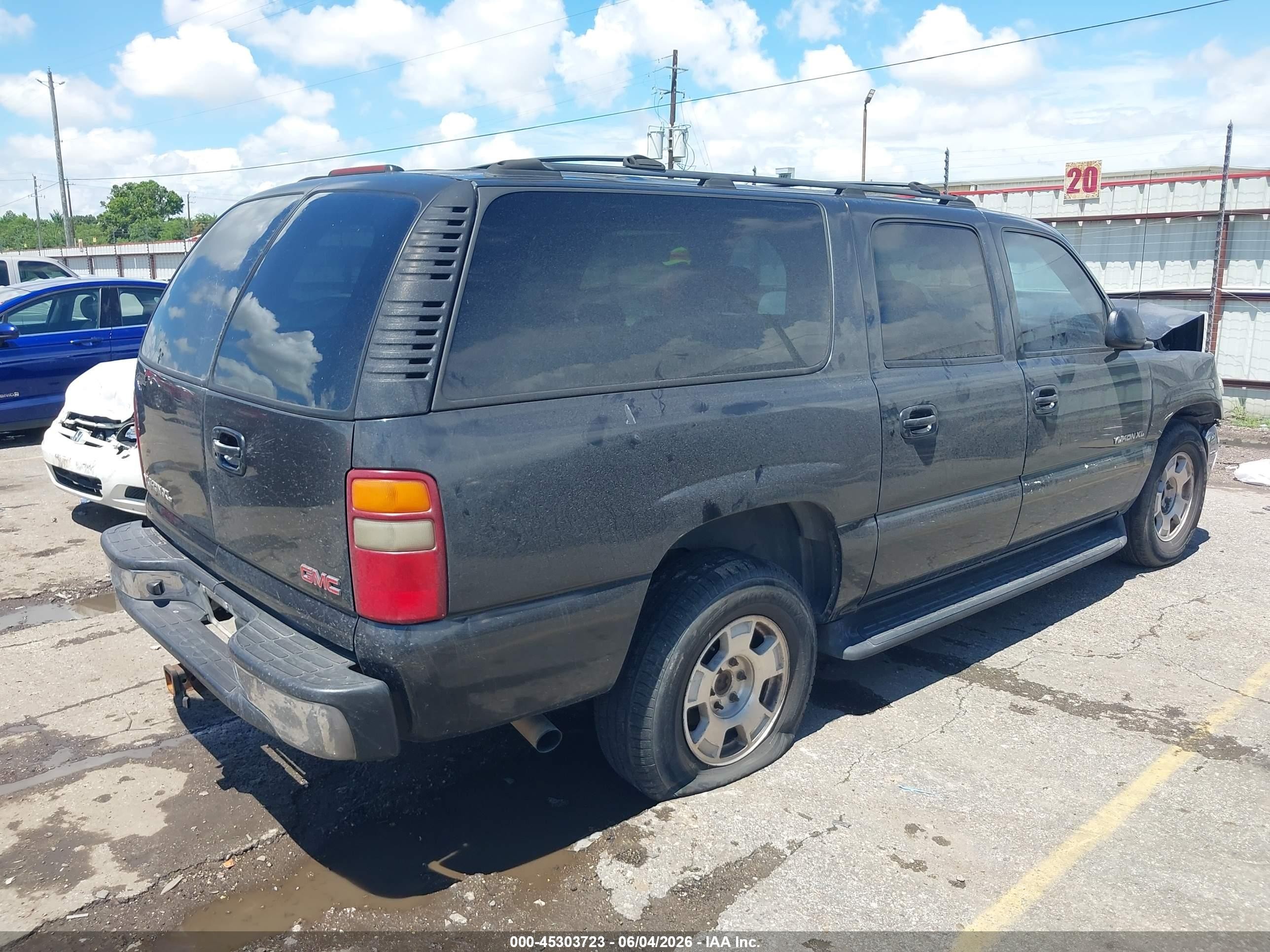 2003 Gmc Yukon Xl 1500 Sle Black vin: 3GKEC16Z33G166381