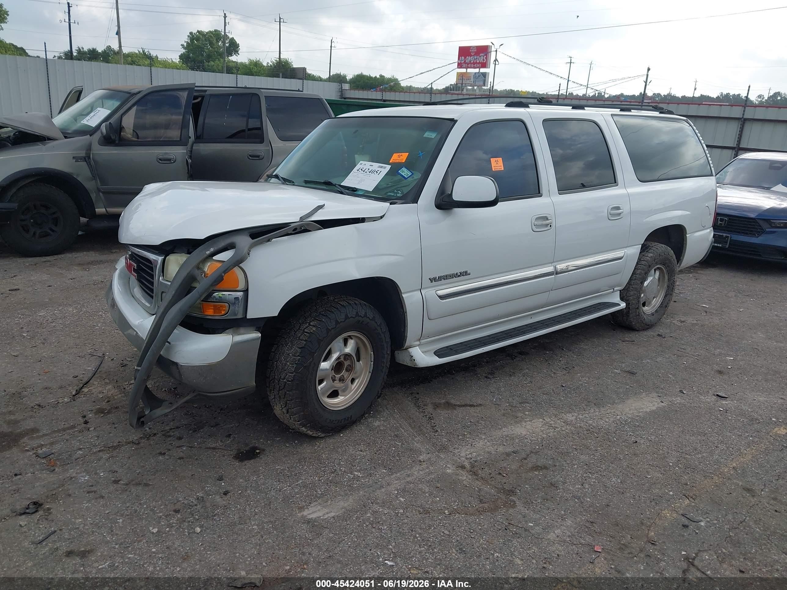 2003 Gmc Yukon Xl 1500 Slt White vin: 3GKEC16Z43G331340