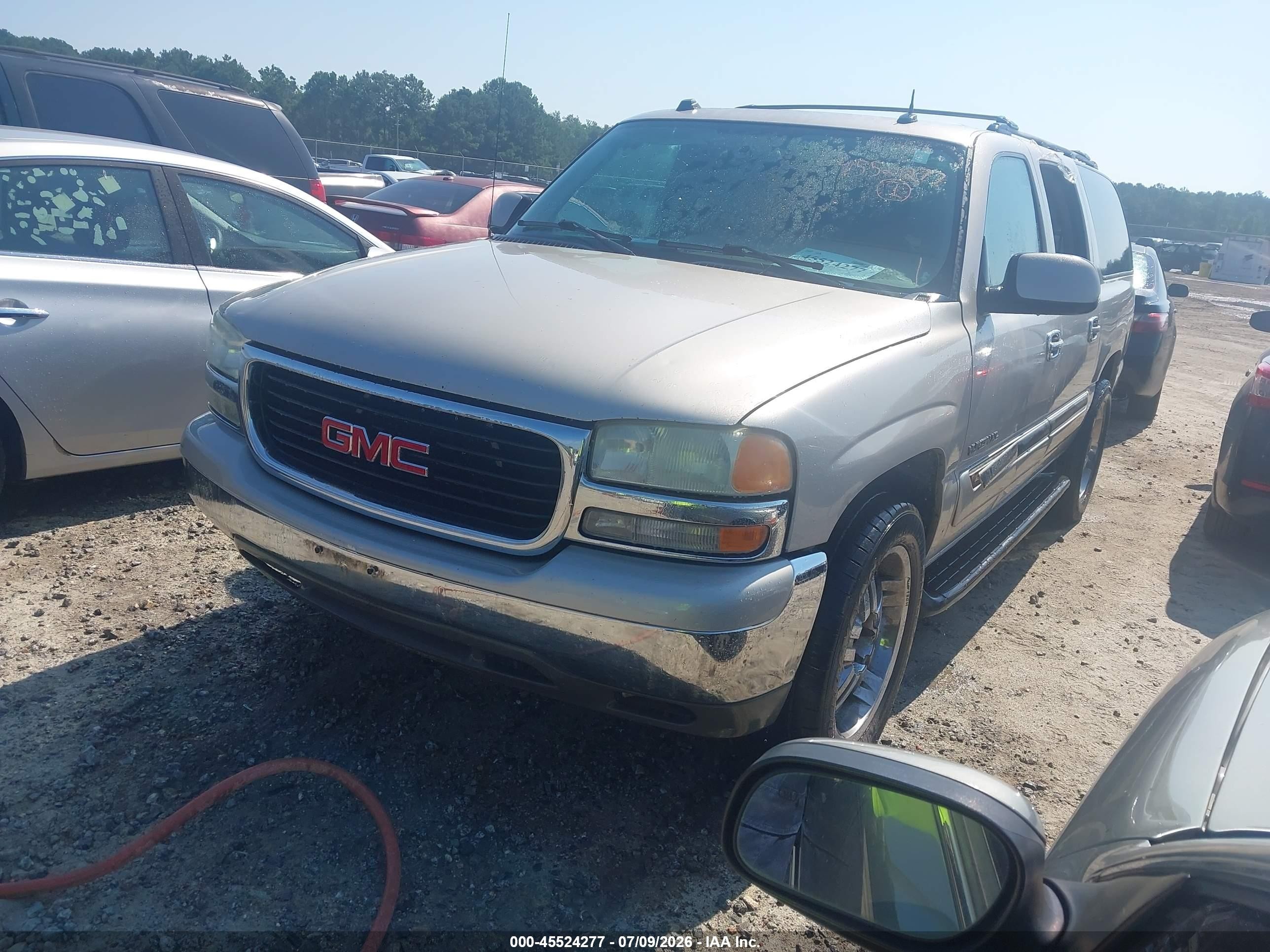 2004 Gmc Yukon Xl 1500 Slt Gray vin: 3GKEC16Z44G152863