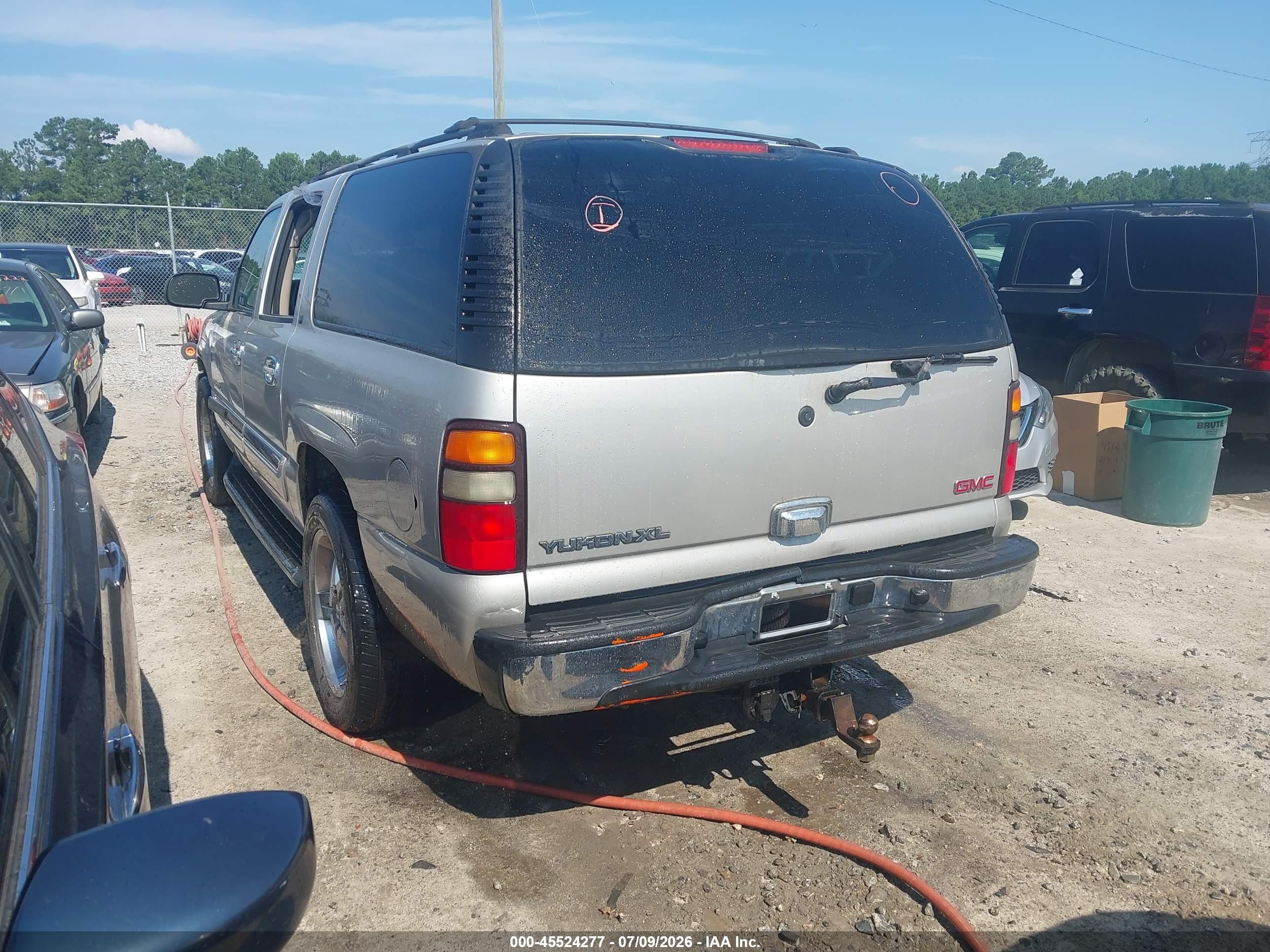 2004 Gmc Yukon Xl 1500 Slt Gray vin: 3GKEC16Z44G152863
