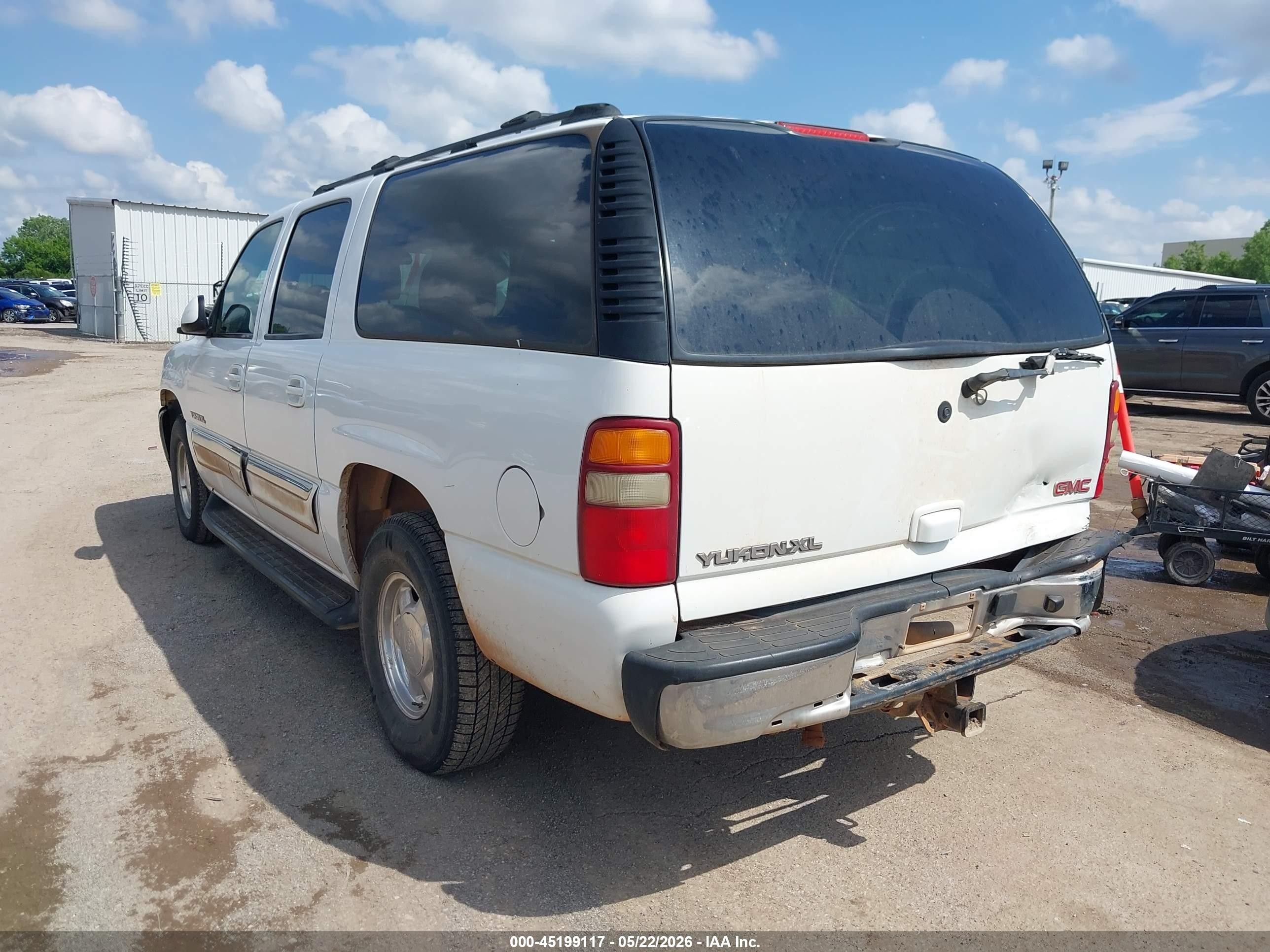 2003 Gmc Yukon Xl 1500 Slt White vin: 3GKEC16Z53G317401