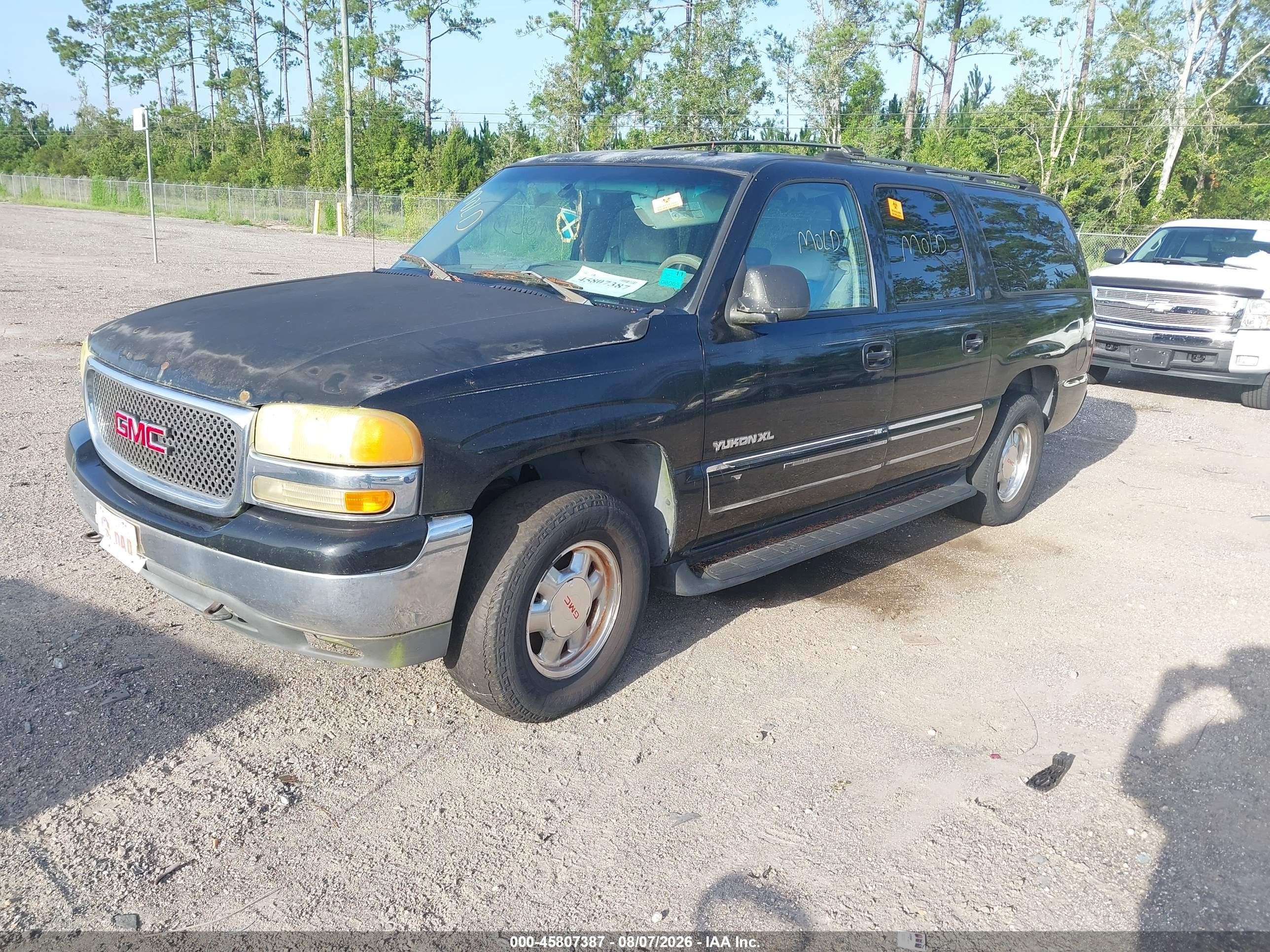 2002 Gmc Yukon Xl 1500 Slt Black vin: 3GKEC16Z62G295164