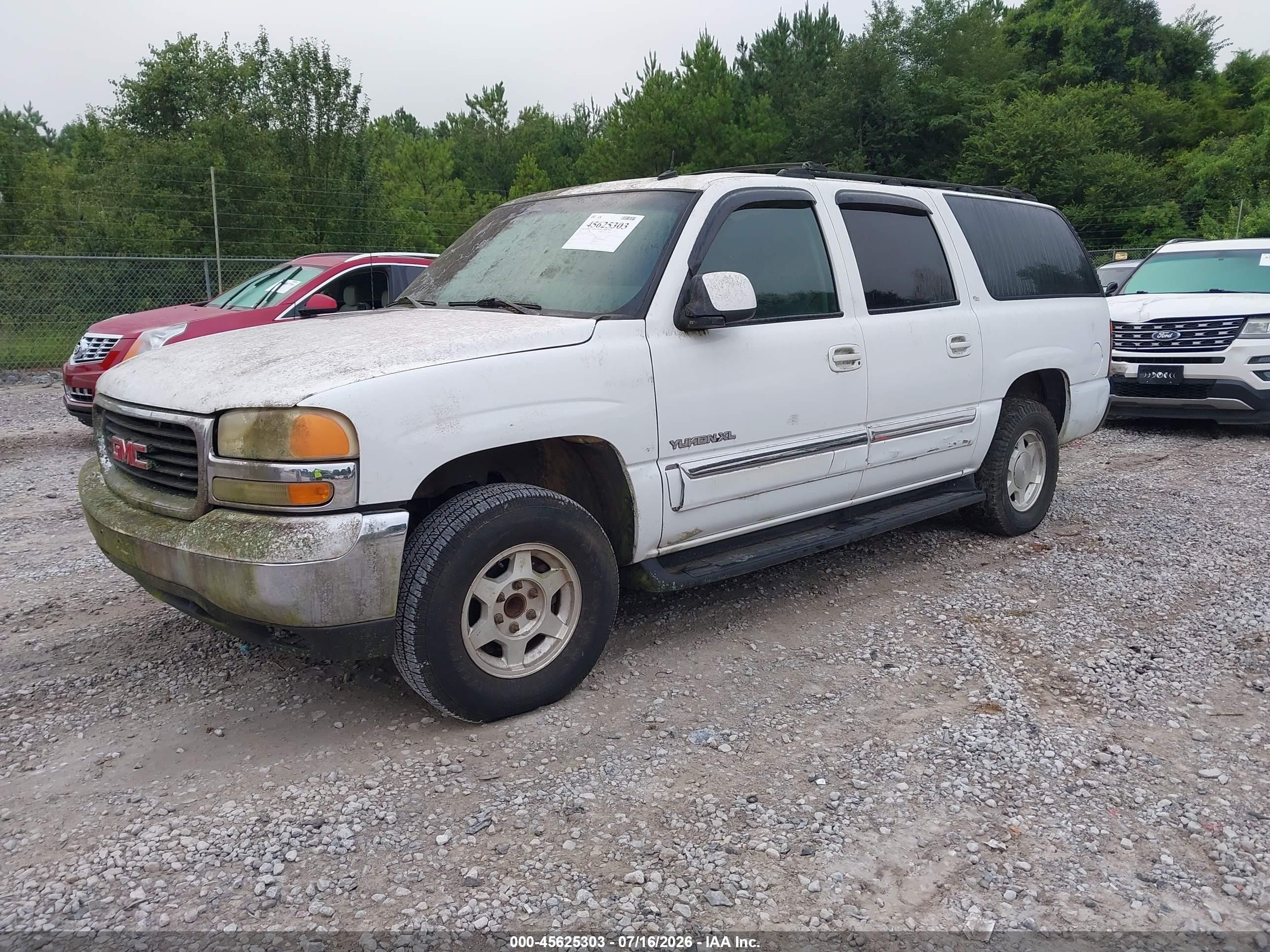 2003 Gmc Yukon Xl 1500 Slt White vin: 3GKEC16Z63G168996