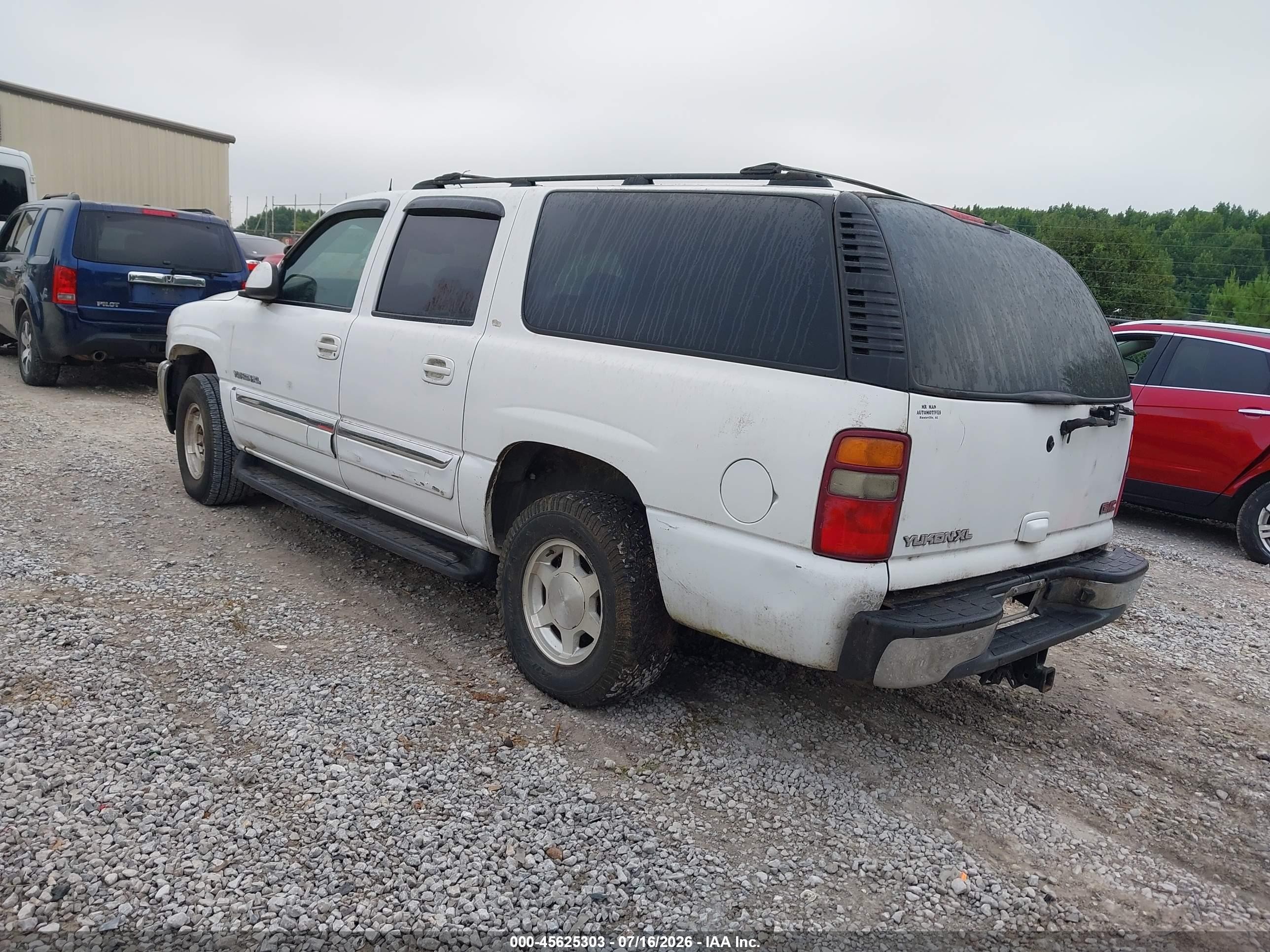 2003 Gmc Yukon Xl 1500 Slt White vin: 3GKEC16Z63G168996