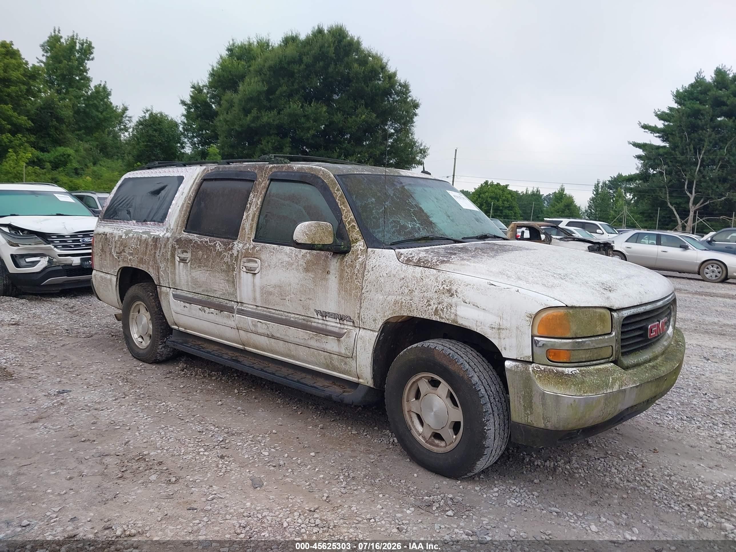 2003 Gmc Yukon Xl 1500 Slt White vin: 3GKEC16Z63G168996
